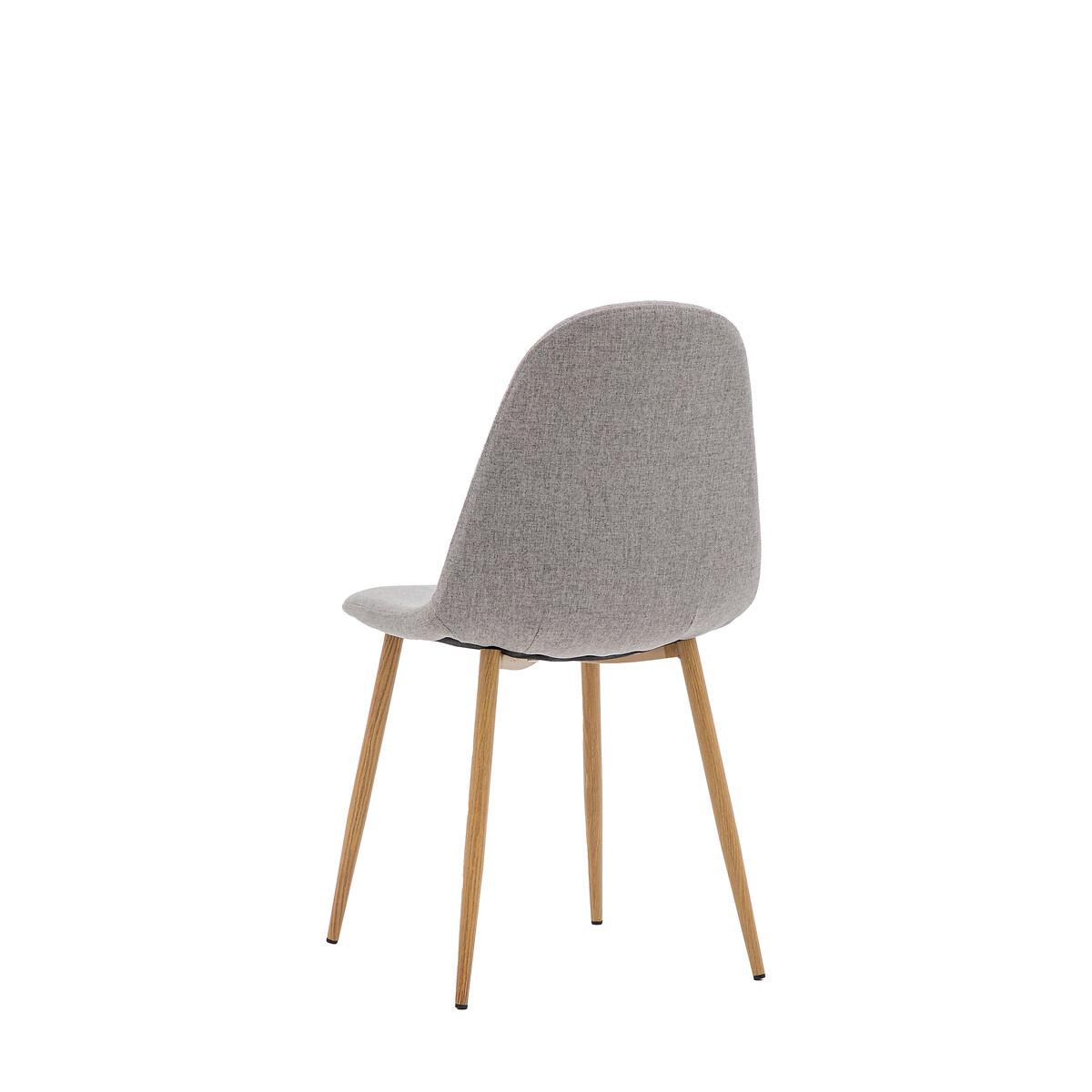 Guston Scandi Upholstered Dining Chair with Oak Effect Legs (Set of 2) – image 7