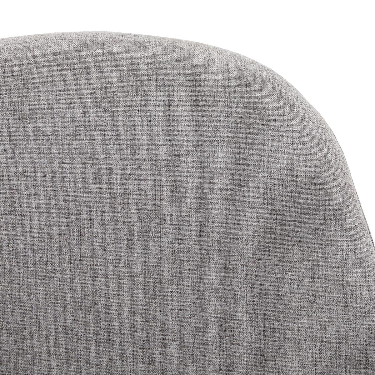 Guston Scandi Upholstered Dining Chair with Oak Effect Legs (Set of 2) – image 9