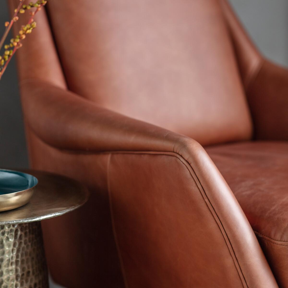 Bodh Retro Leather Armchair – image 2