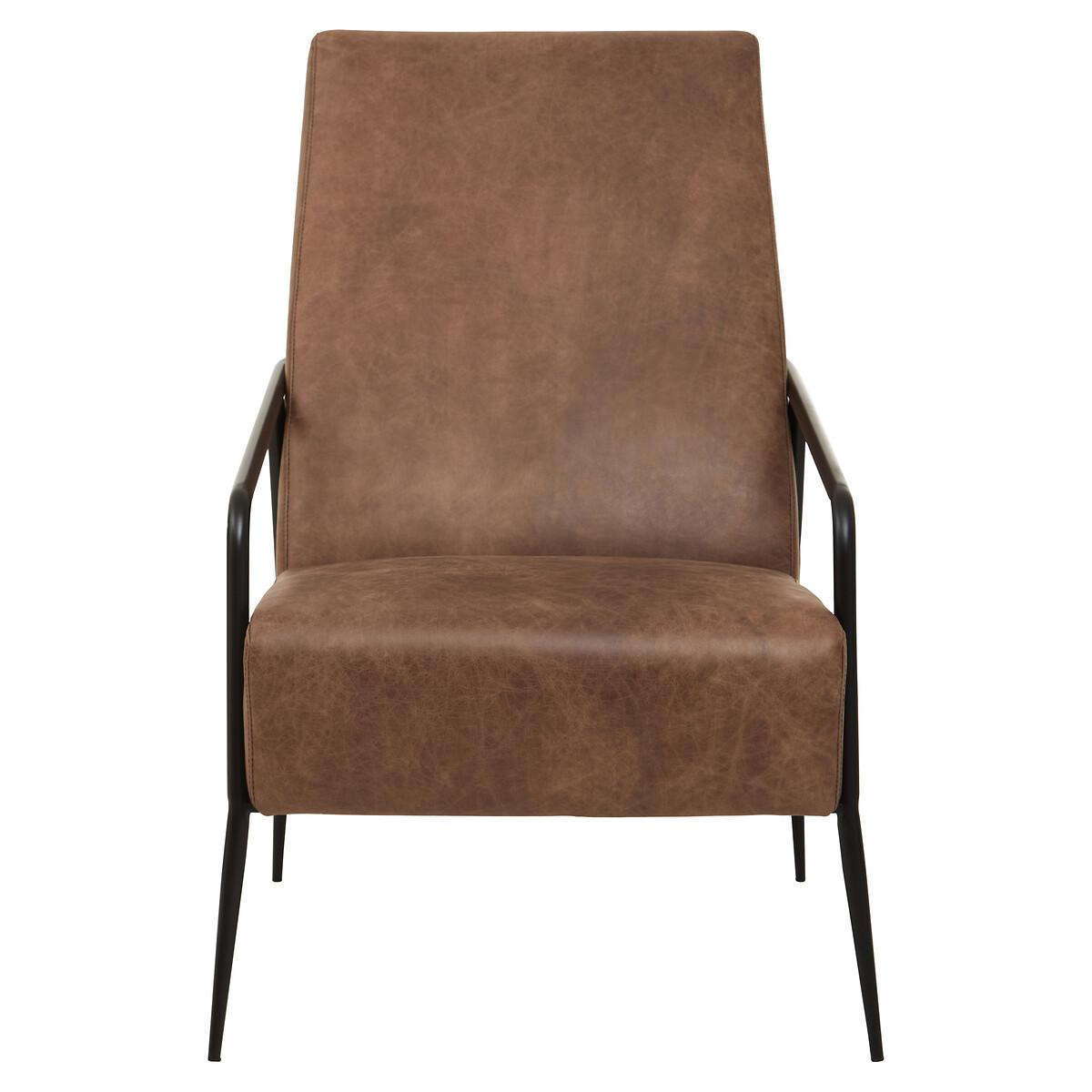 Leather Midcentury Armchair – image 2