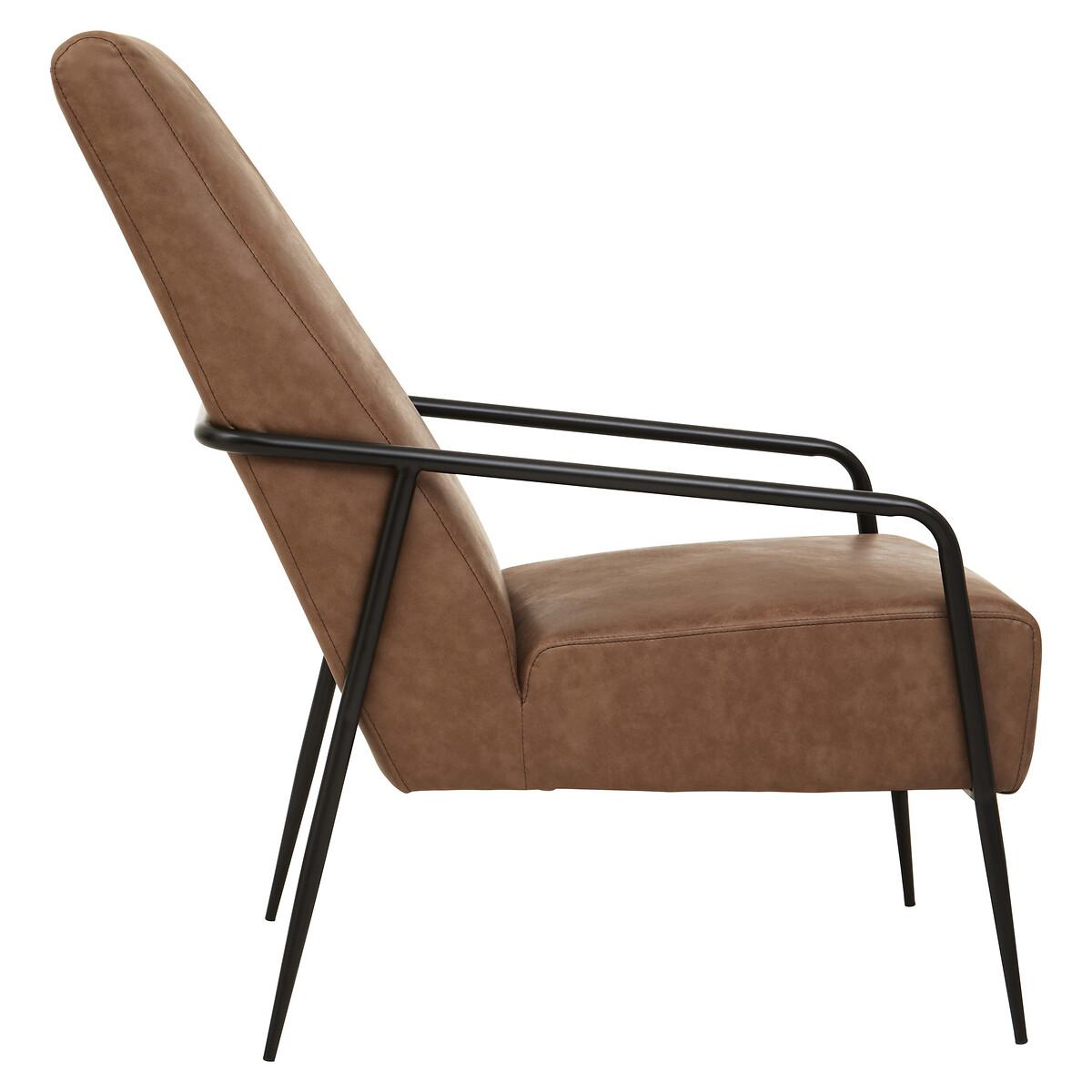 Leather Midcentury Armchair – image 3