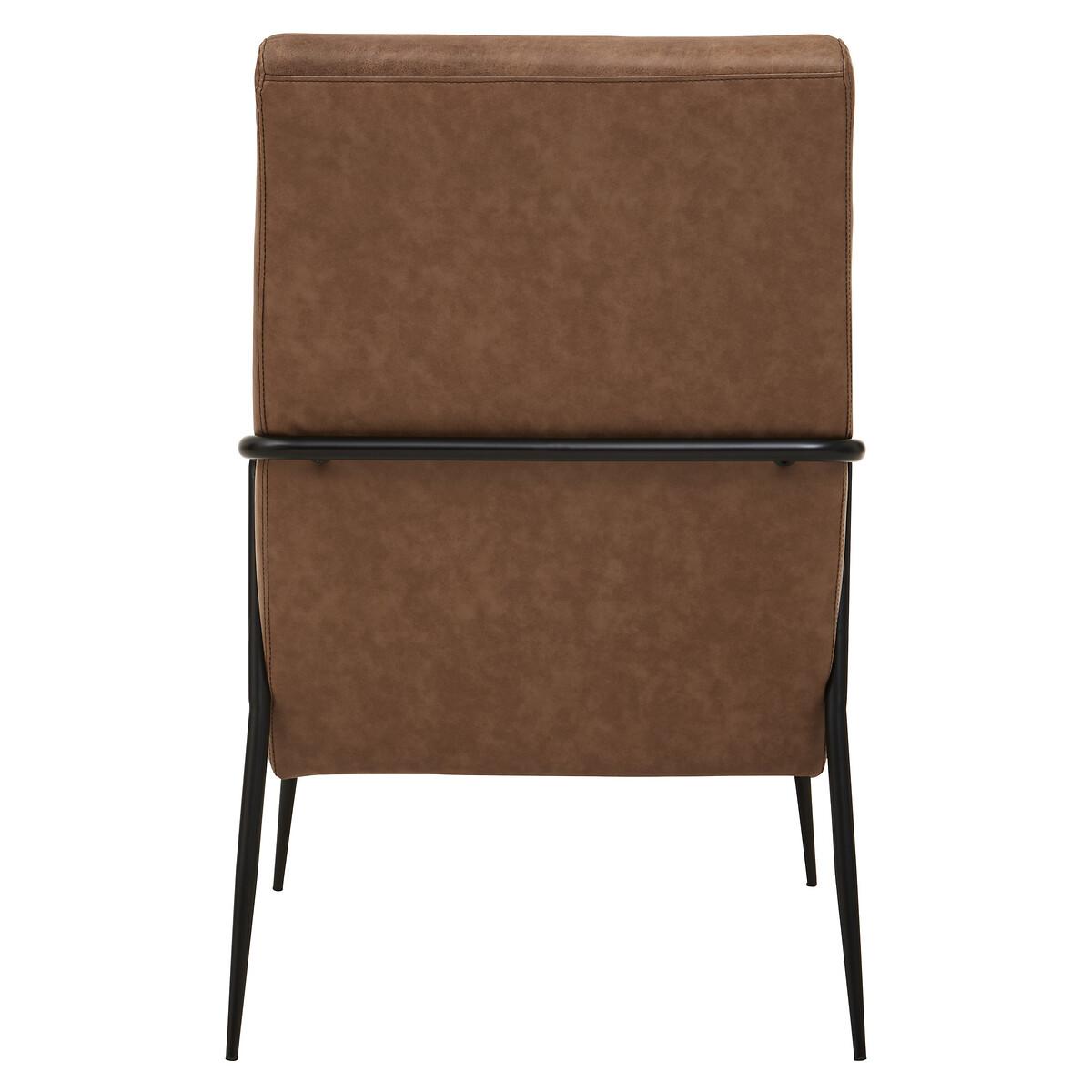 Leather Midcentury Armchair – image 4
