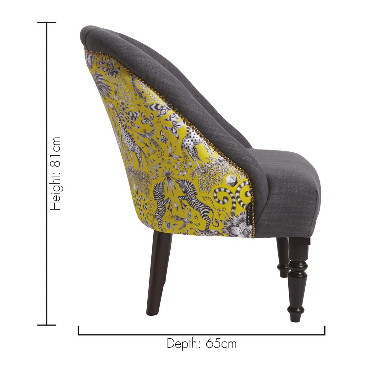 Langley Rousseau Jungle Print Chair – image 8