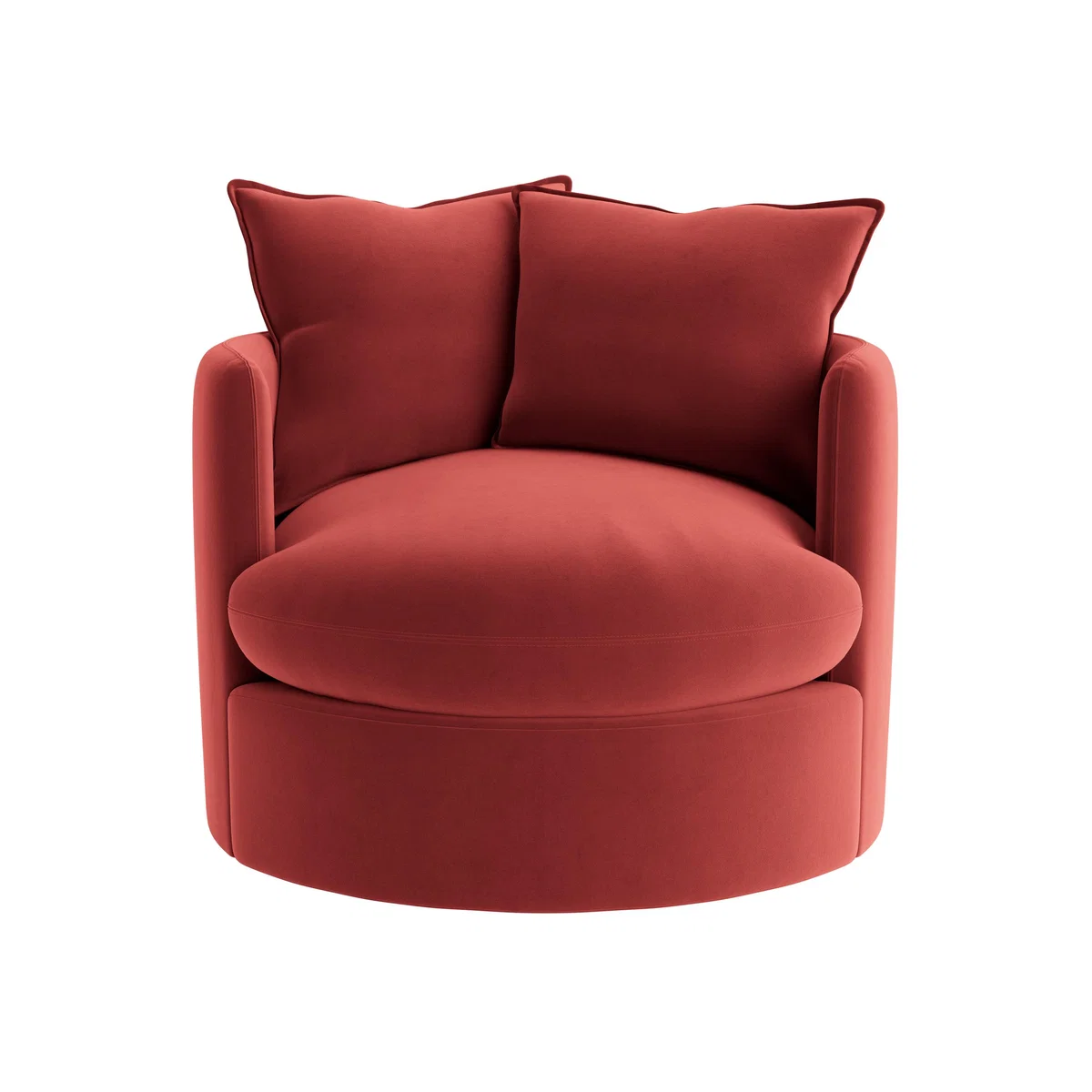 Dunkins Swivel Accent Chair in Rocking Horse Clever Velvet – image 1