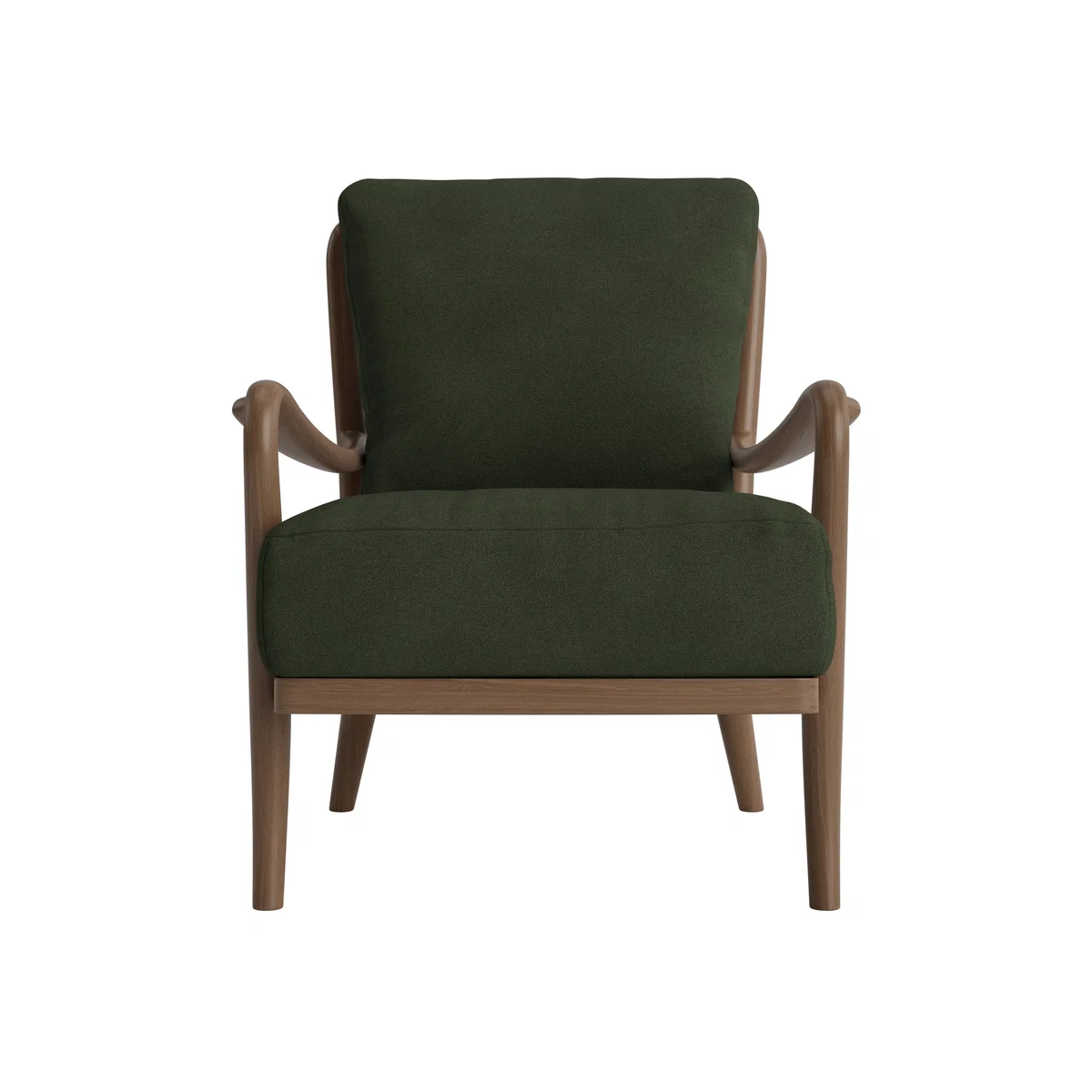Easins Accent Chair (Woody Walk Clever Cotton, Dark Oak) – image 1