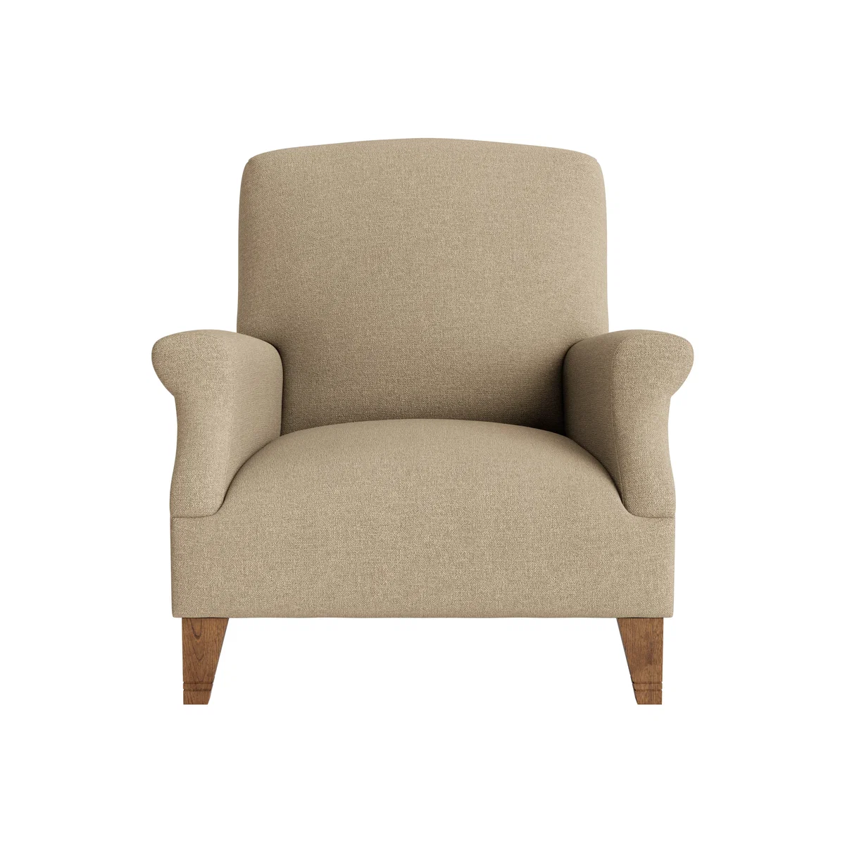 Slowback Accent Chair (Wooden Spoon Clever Slubby Linen) – image 1