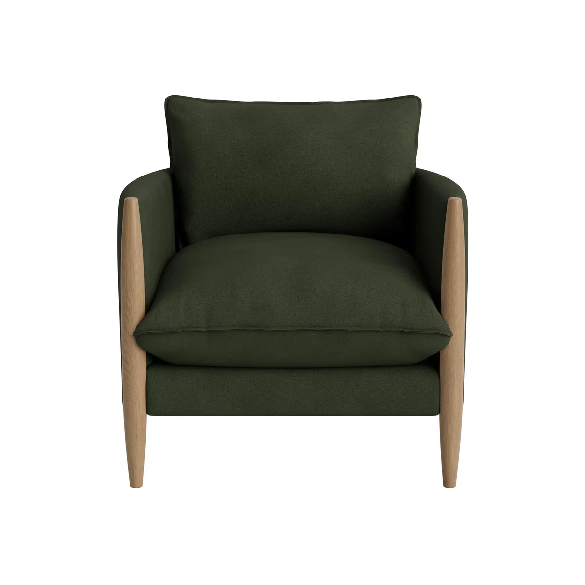 Spencer Accent Chair (Woody Walk Clever Cotton, Light Oak) – image 1