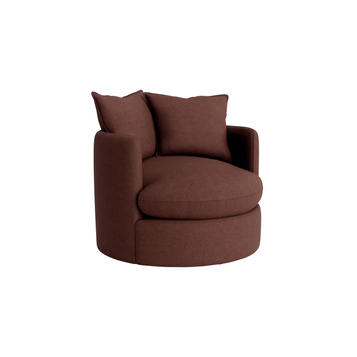 Dunkins Accent Chair (Mulberry Wine Clever Linen) – image 2
