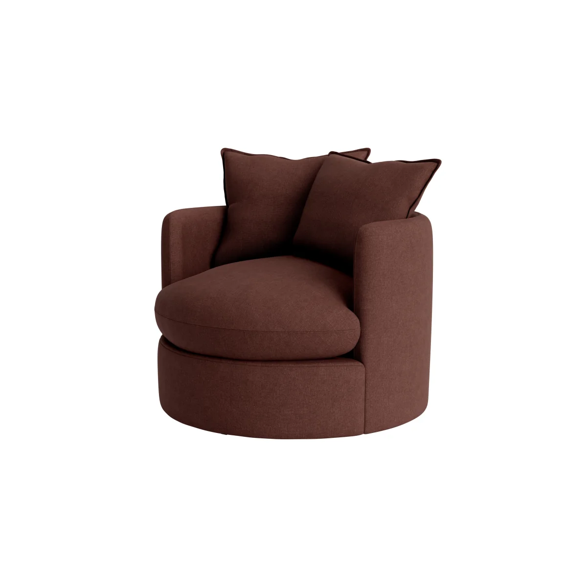 Dunkins Accent Chair (Mulberry Wine Clever Linen) – image 6