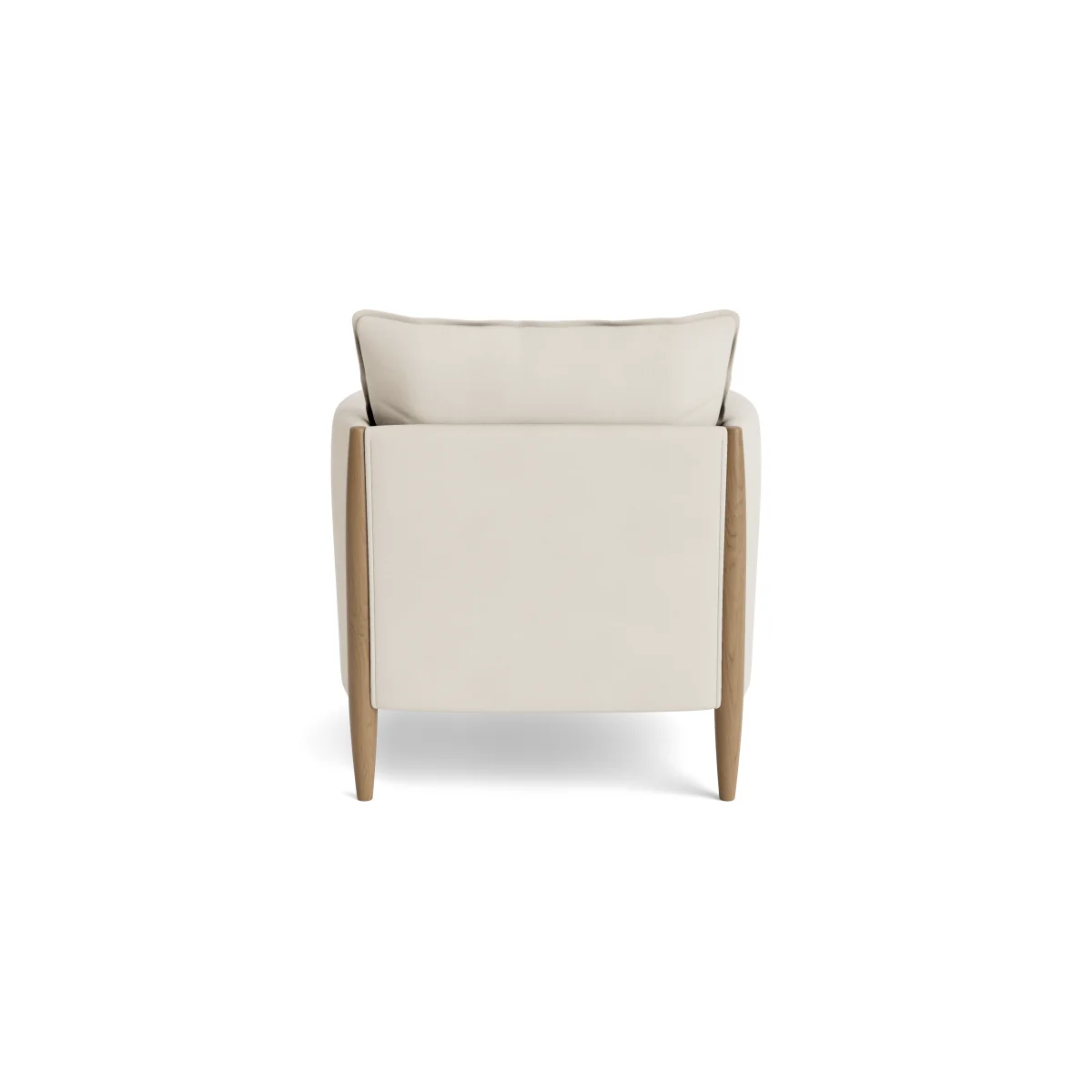 Spencer Accent Chair in Light Oak in Christmas Tree Clever Velvet – image 4