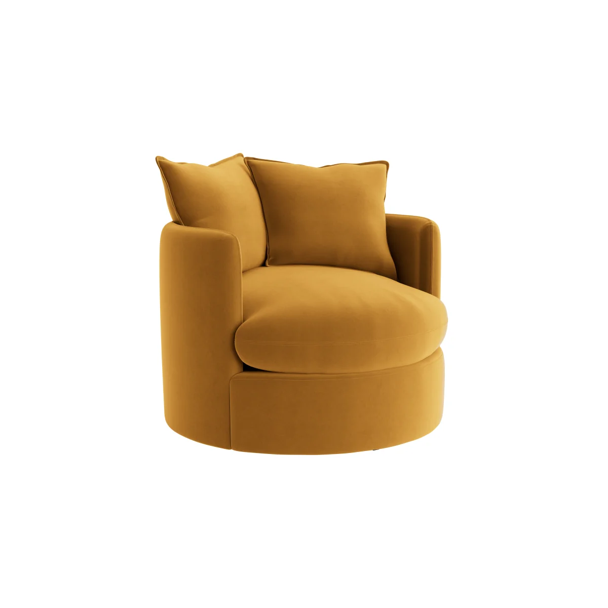 Dunkins Accent Chair (Butterscotch Clever Velvet) – image 2