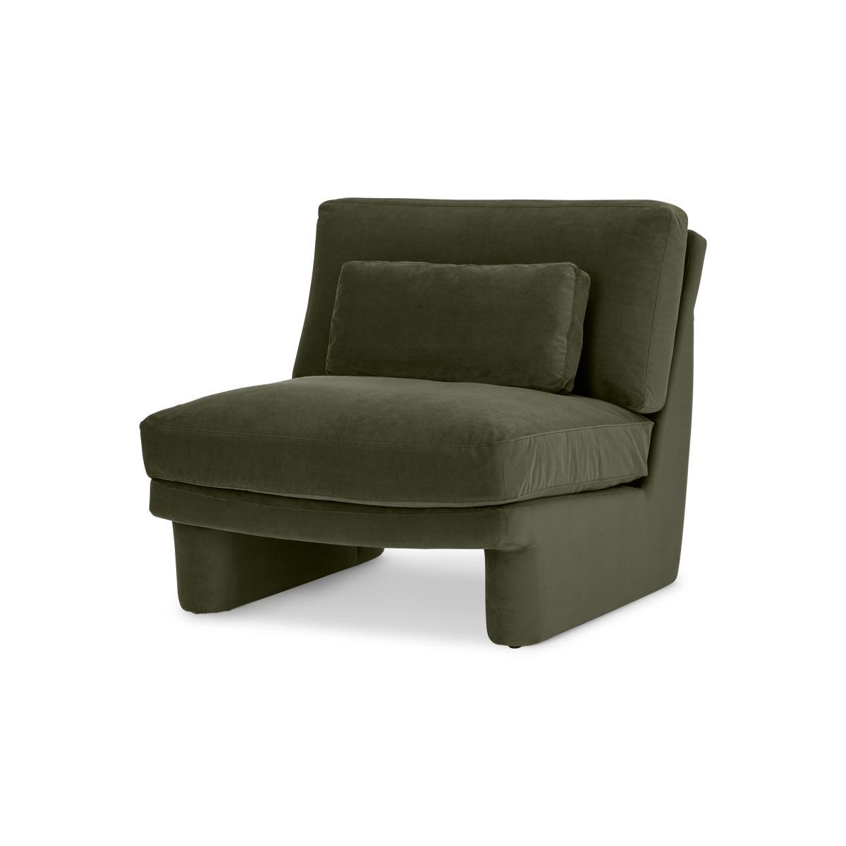 Ciara Accent Armchair, Pistachio Green Recycled Velvet – image 3