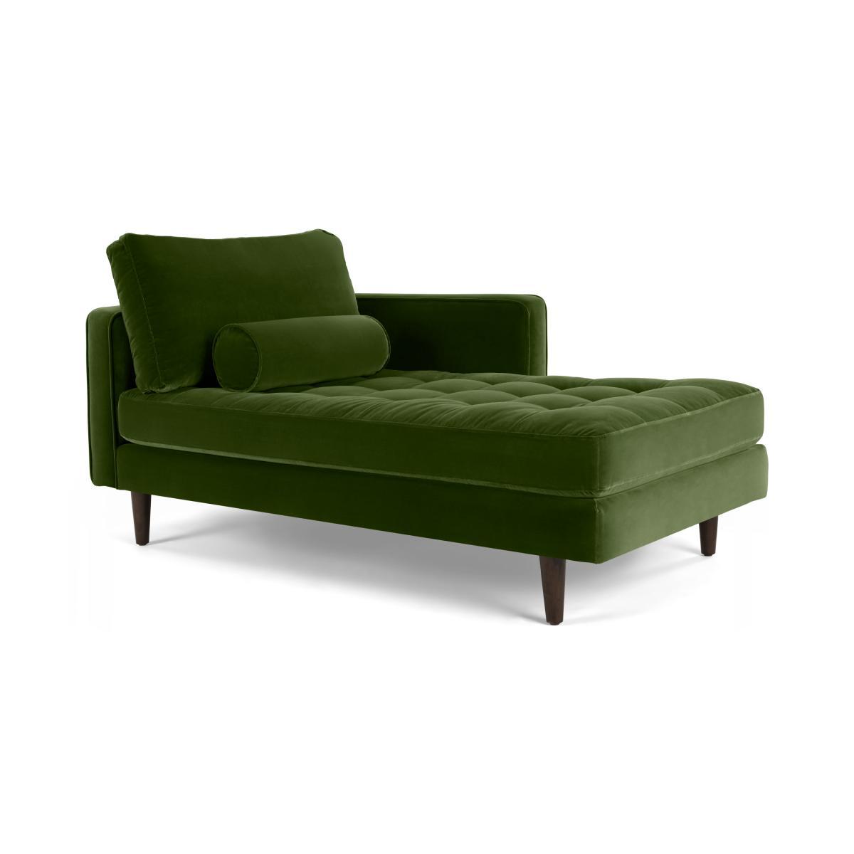 Scott Right Hand Facing Chaise Longue, Cotton Velvet Grass – image 3