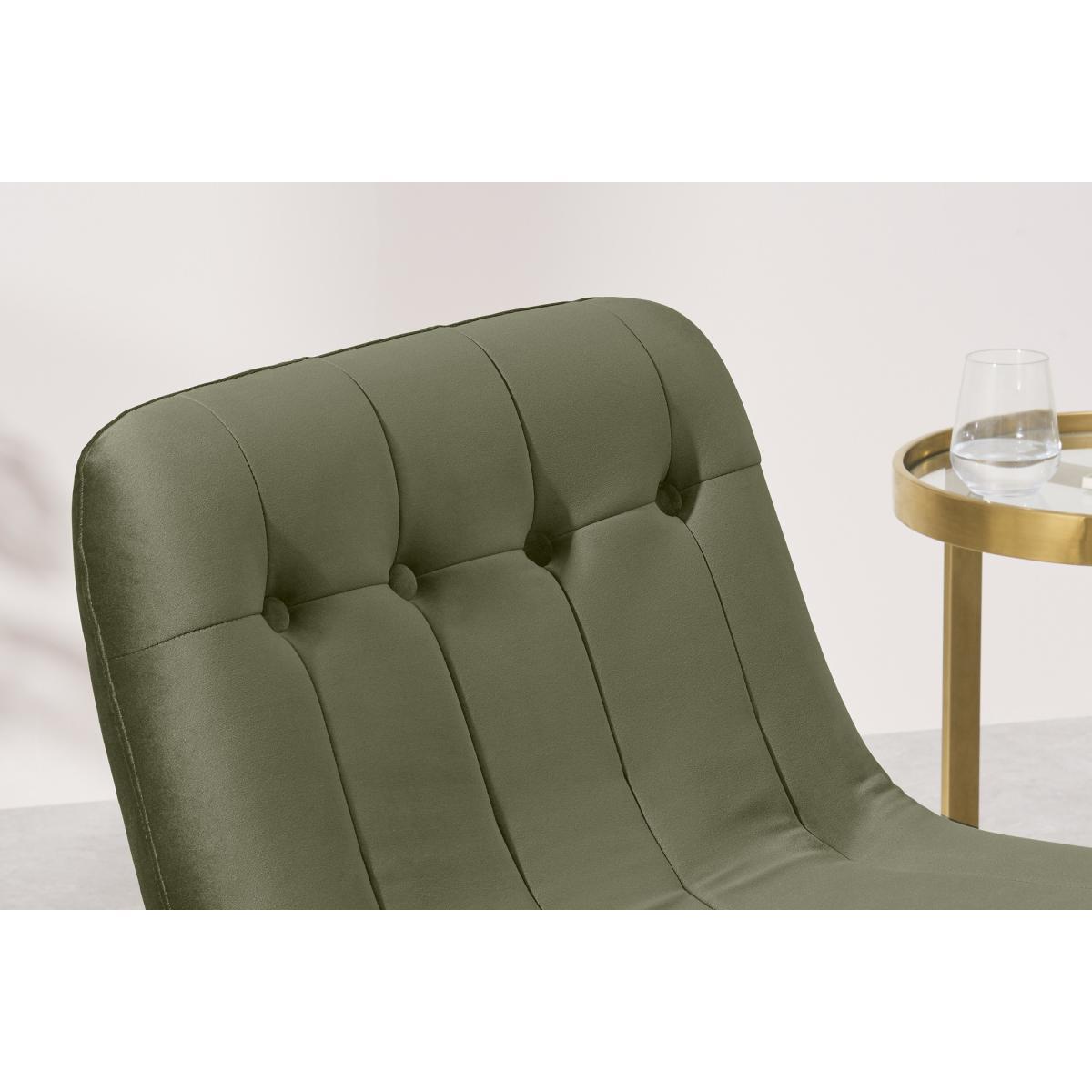Halbert Accent Armchair, Pistachio Green Velvet – image 5