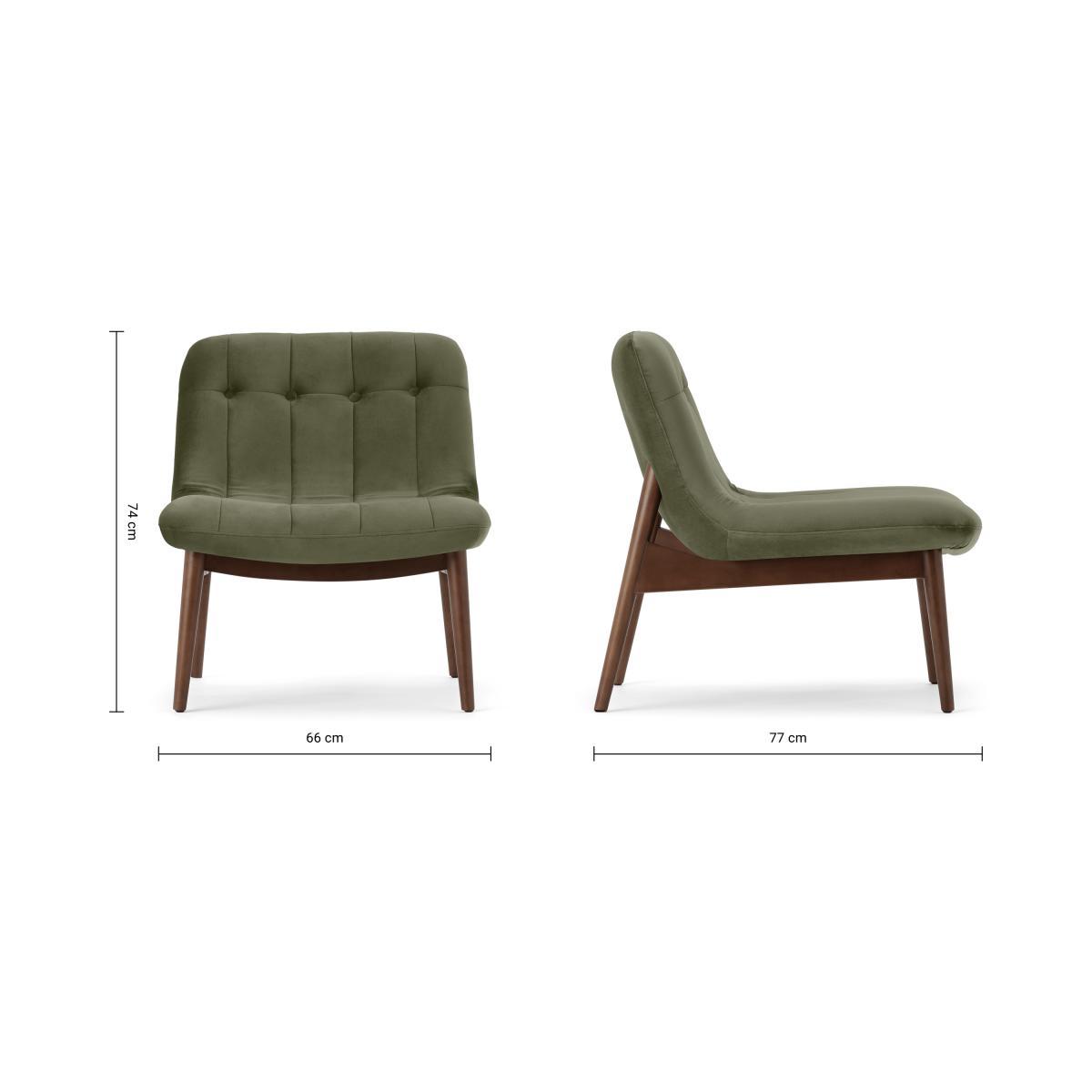 Halbert Accent Armchair, Pistachio Green Velvet – image 9