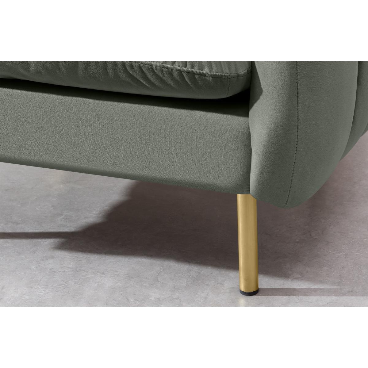 Helma Accent Armchair, Pale Sage Velvet – image 5