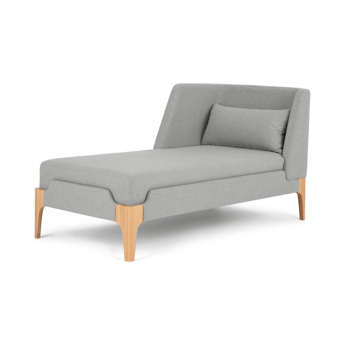 Roscoe Left Hand Facing Chaise Longue, Cool Grey with Light Leg – image 3