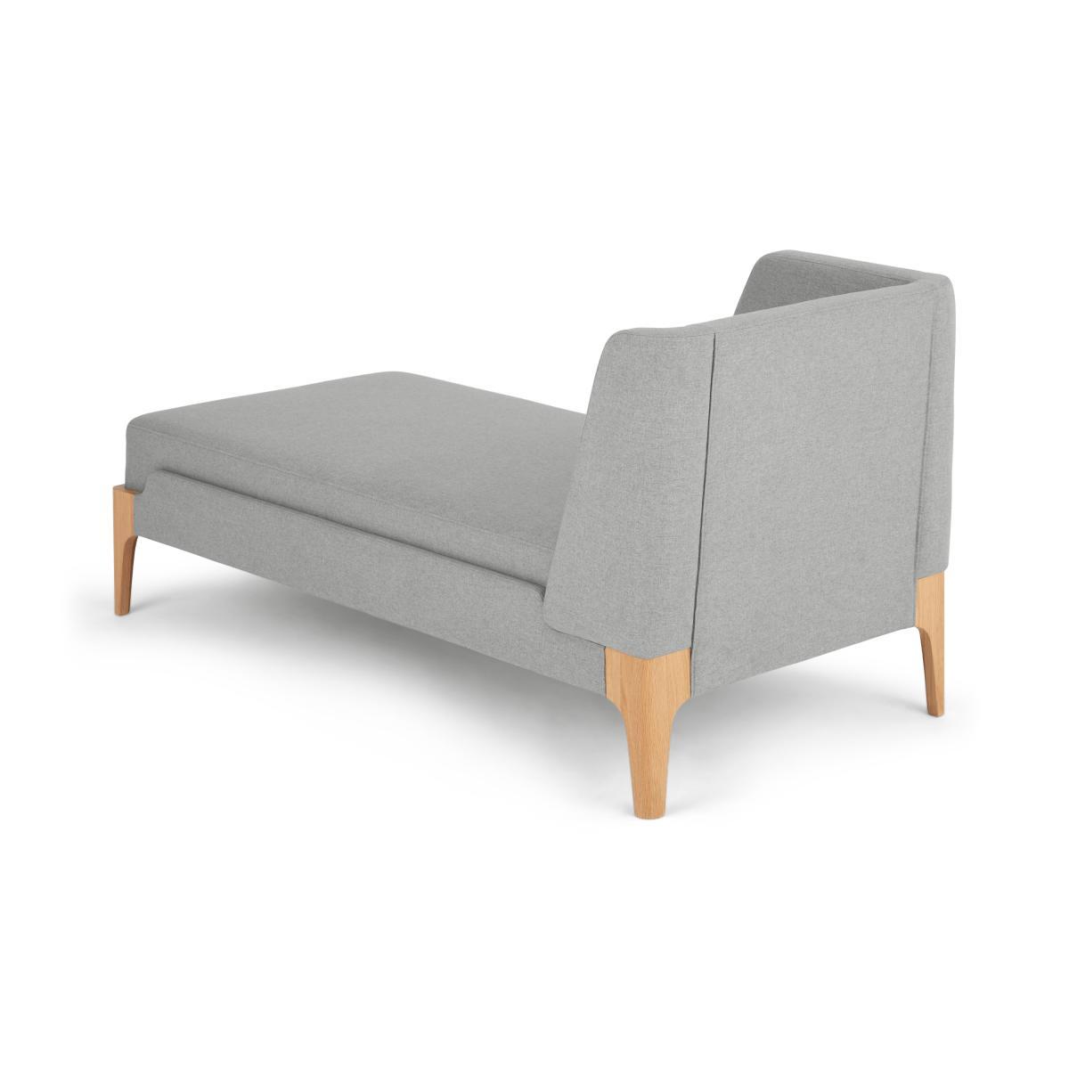 Roscoe Left Hand Facing Chaise Longue, Cool Grey with Light Leg – image 6