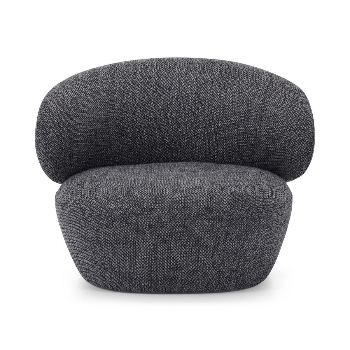 Amrita Accent Armchair, Slate Loop Textured Boucle – image 2