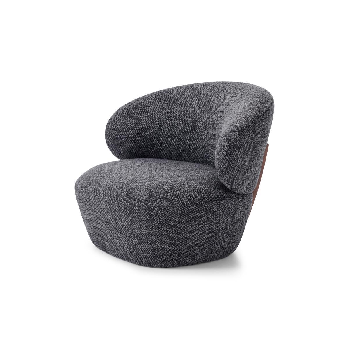 Amrita Accent Armchair, Slate Loop Textured Boucle – image 3
