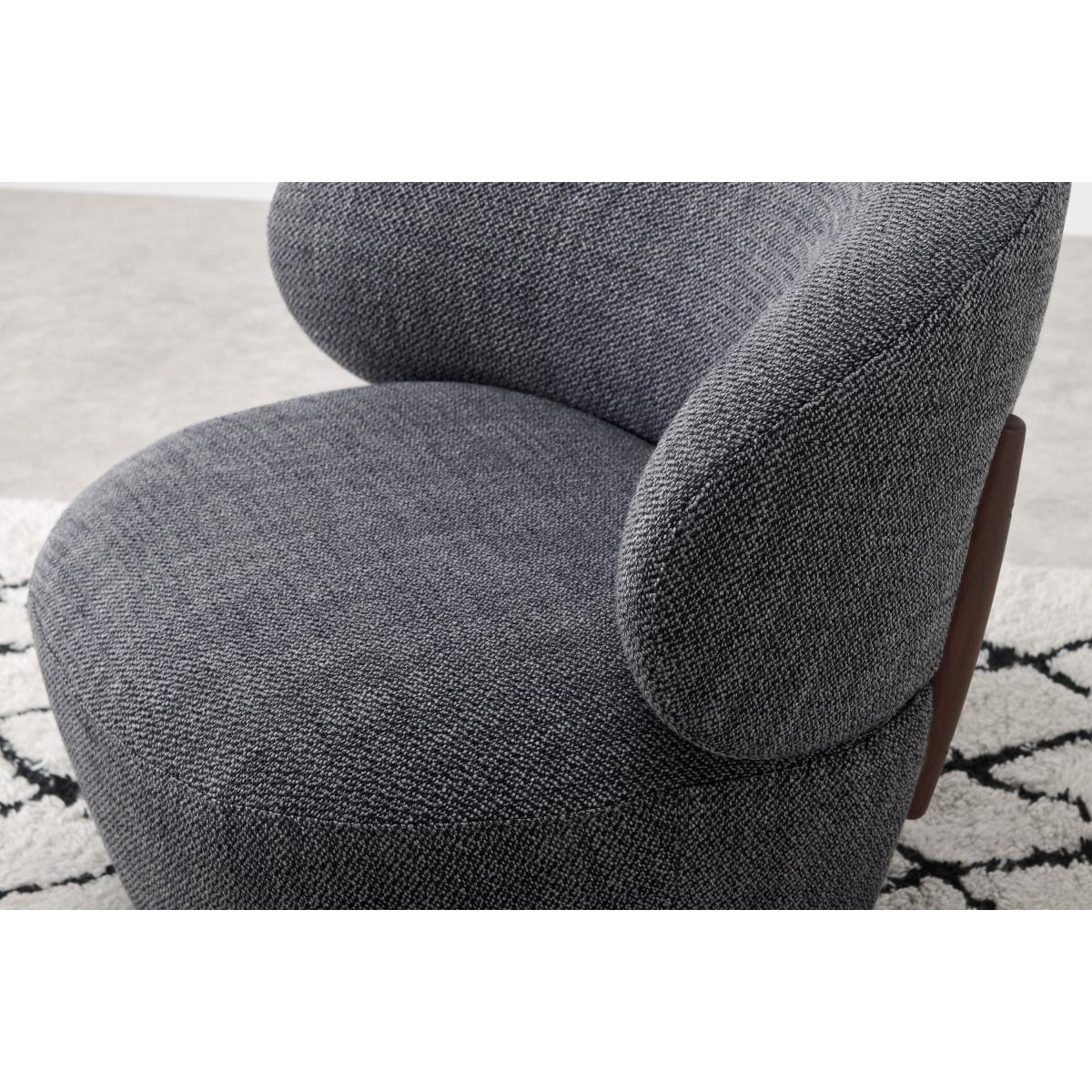 Amrita Accent Armchair, Slate Loop Textured Boucle – image 5