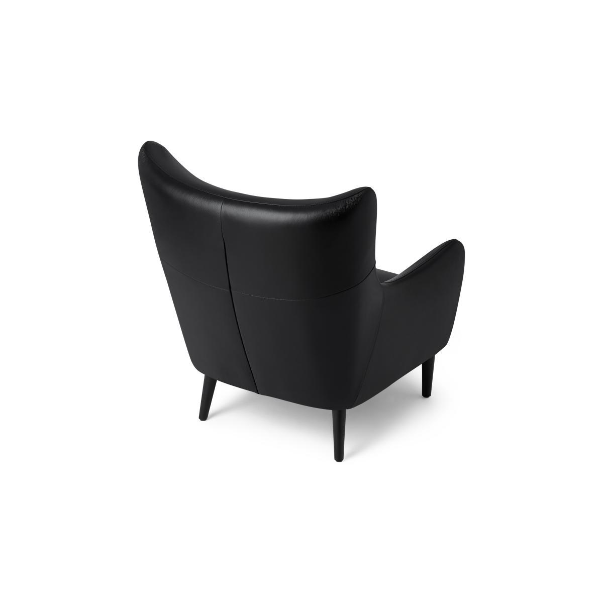 Bridget Accent Armchair, Midnight Leather – image 6