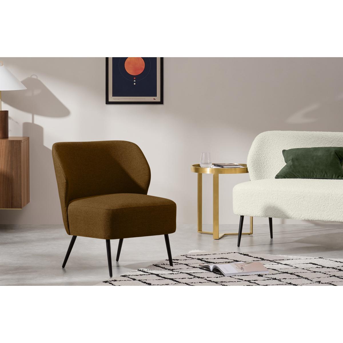 Topeka Accent Armchair, Terracotta Weave – image 4