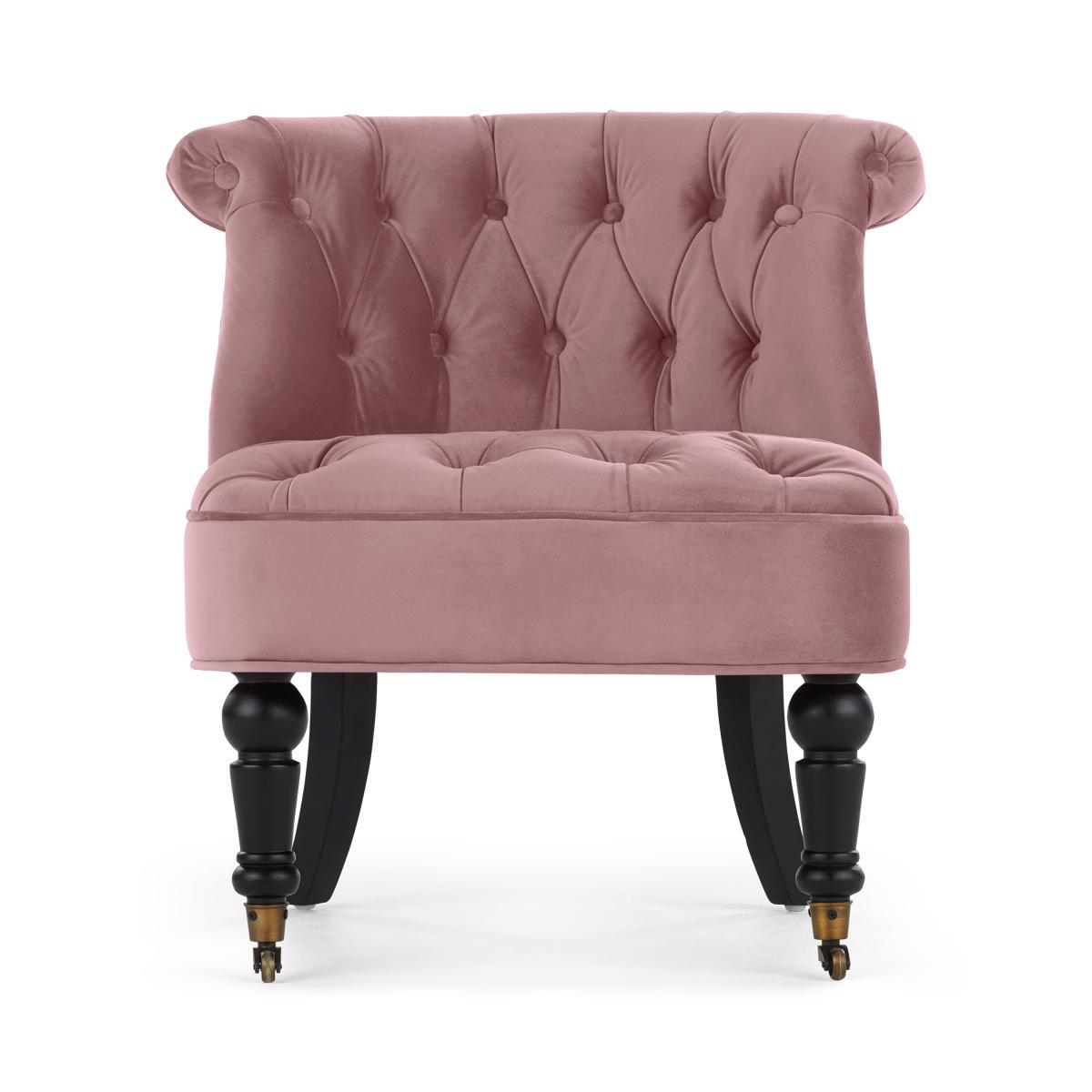 Bouji Accent Armchair, Shell Pink Velvet – image 2