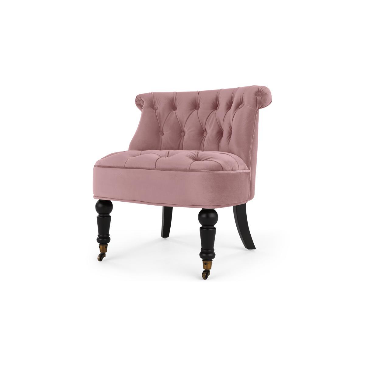 Bouji Accent Armchair, Shell Pink Velvet – image 3