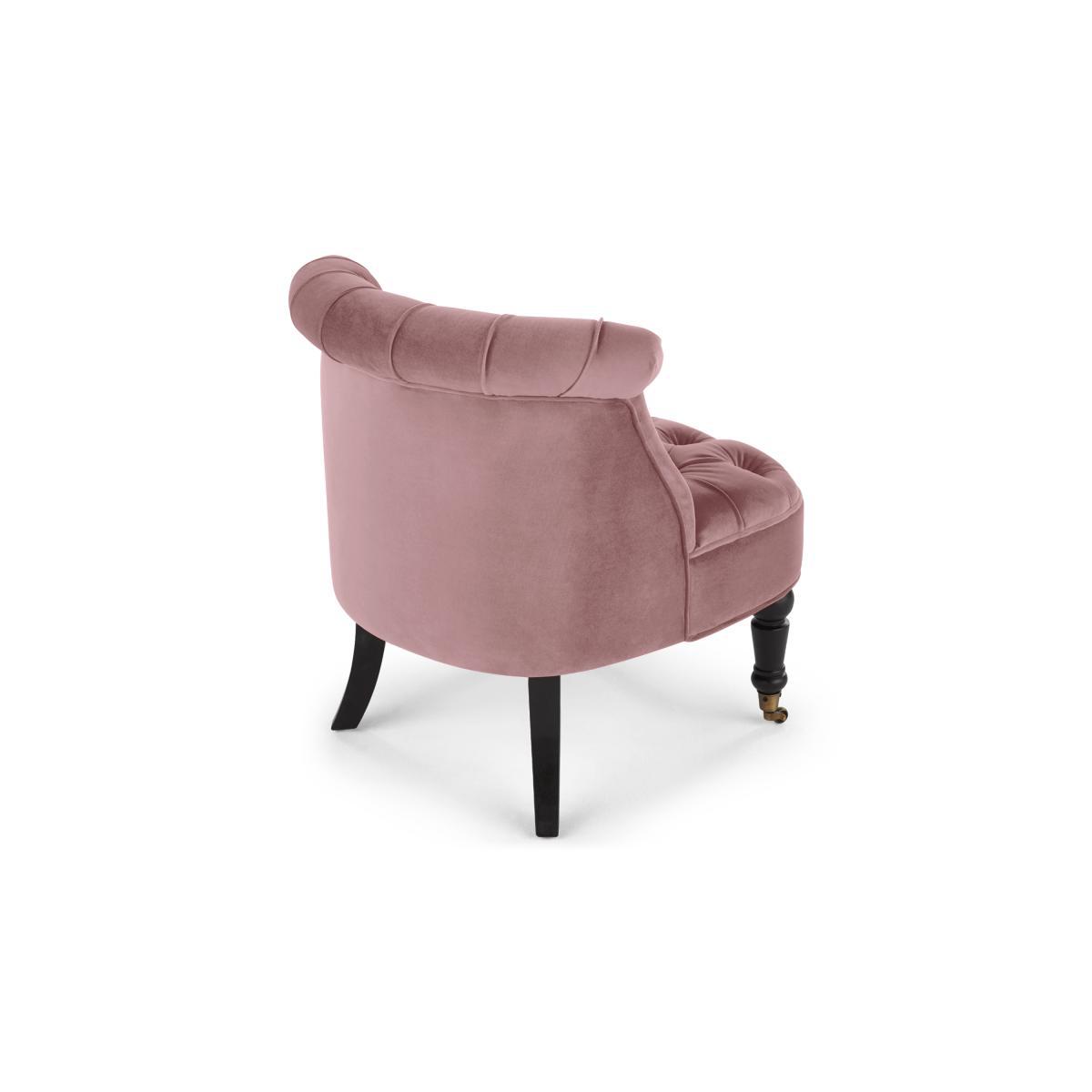 Bouji Accent Armchair, Shell Pink Velvet – image 6