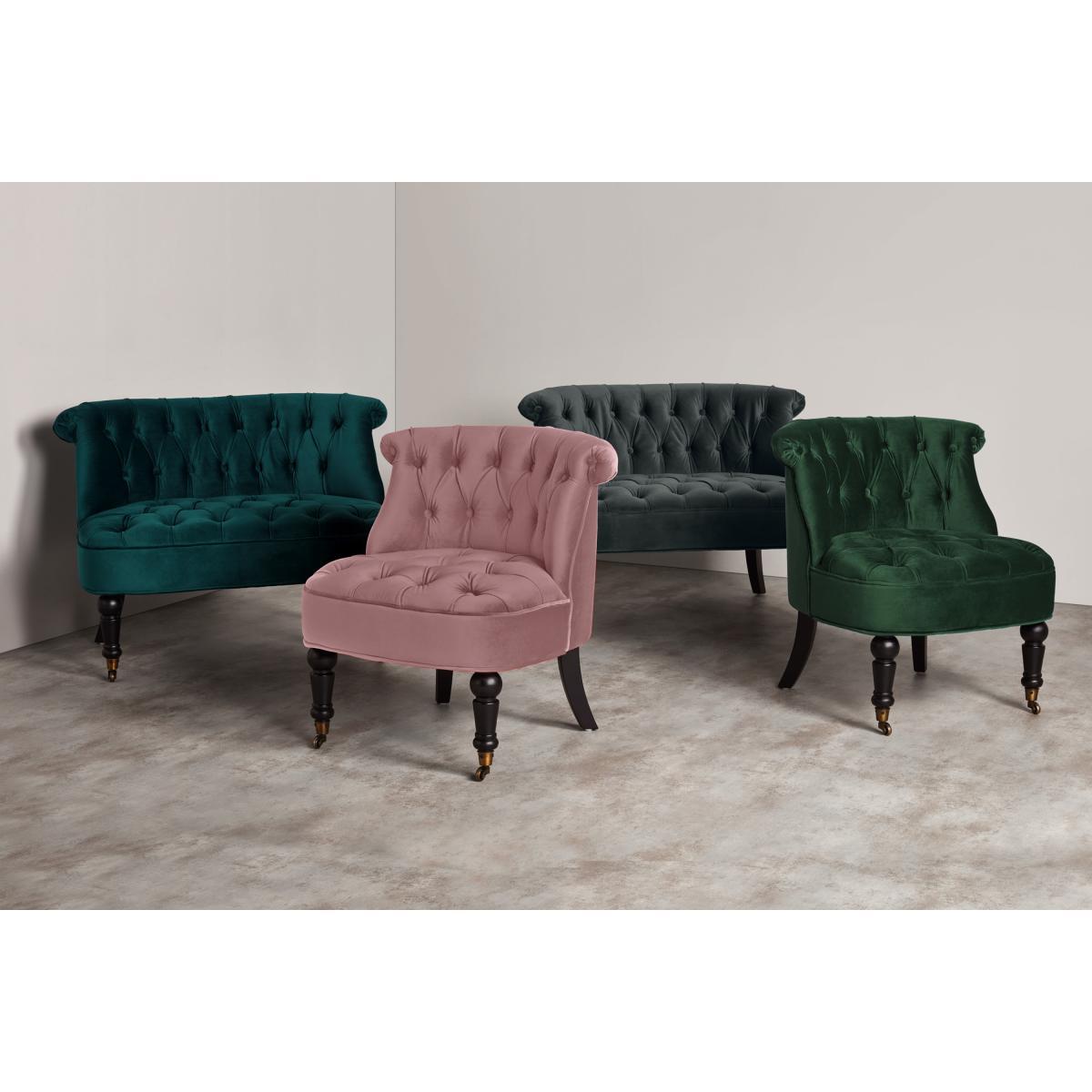 Bouji Accent Armchair, Shell Pink Velvet – image 8