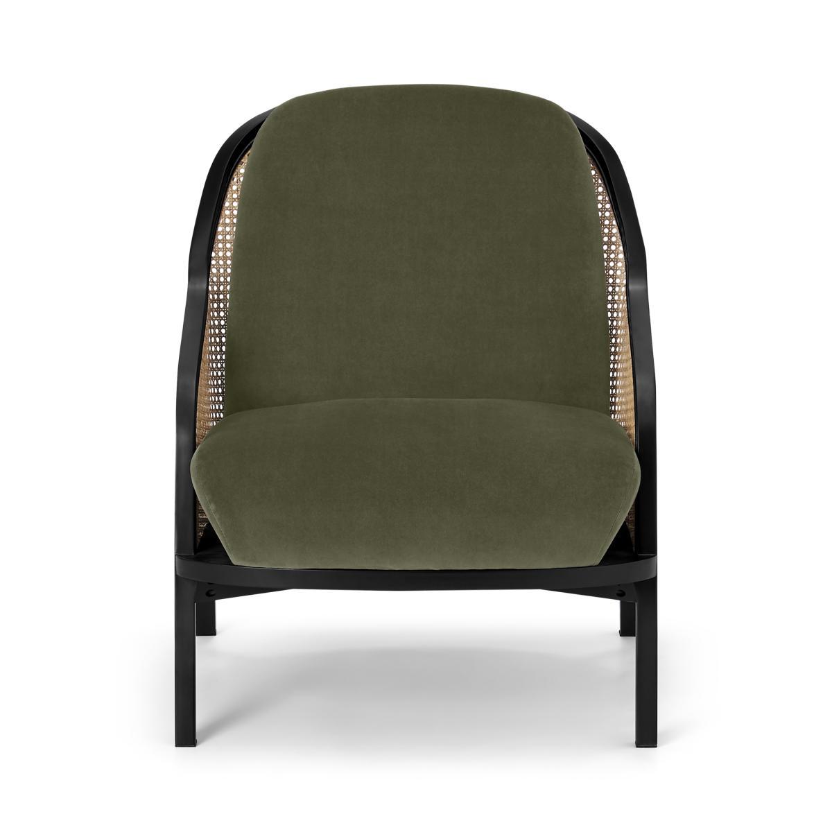 Anakie Accent Armchair, Pistachio Green Velvet – image 2