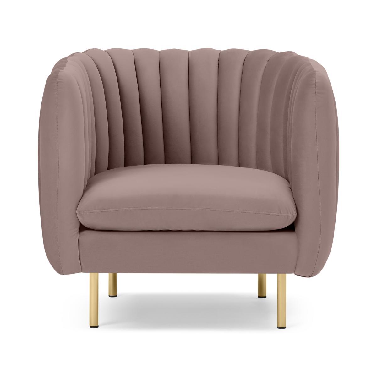 Helma Accent Armchair, Sakura Pink Velvet – image 2