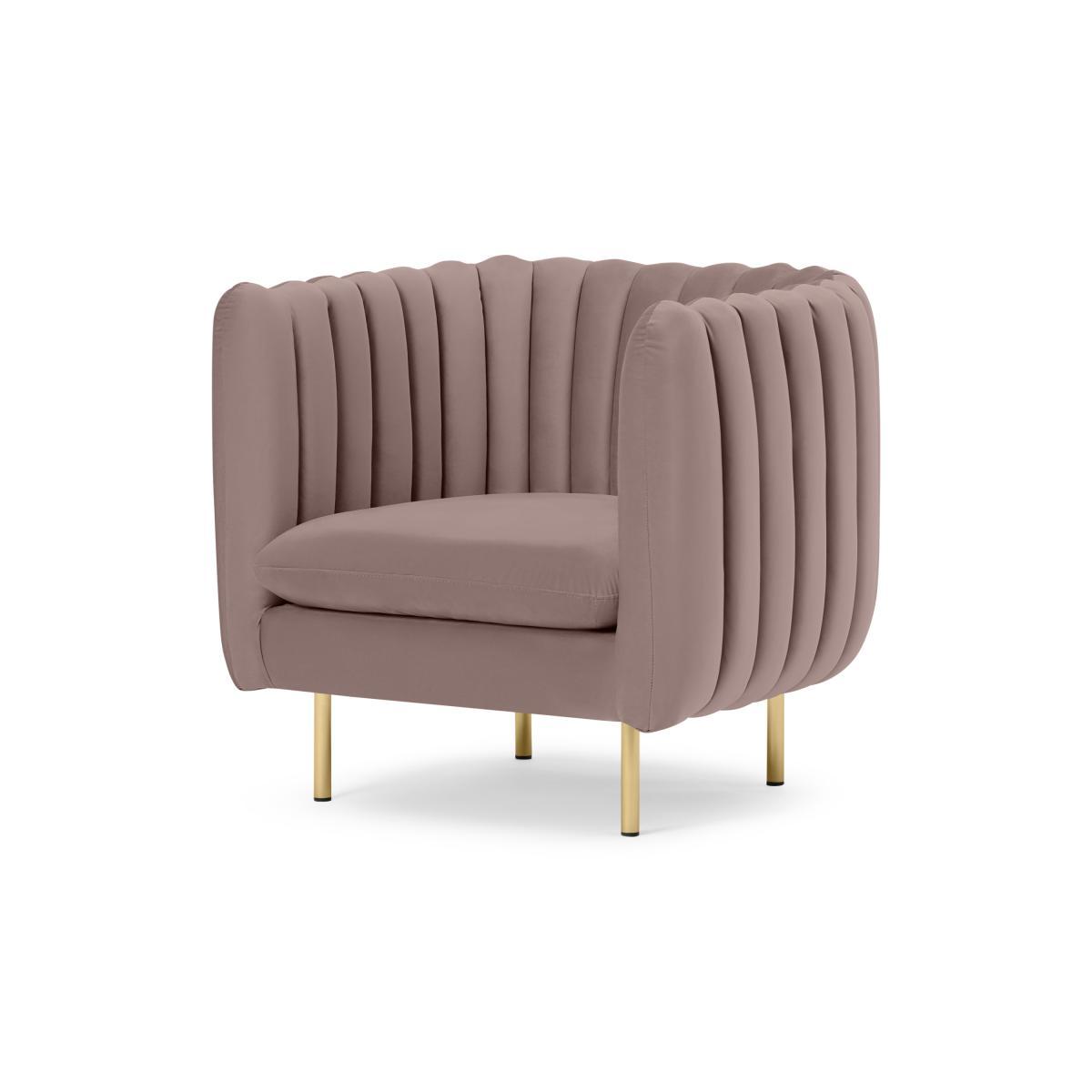 Helma Accent Armchair, Sakura Pink Velvet – image 3