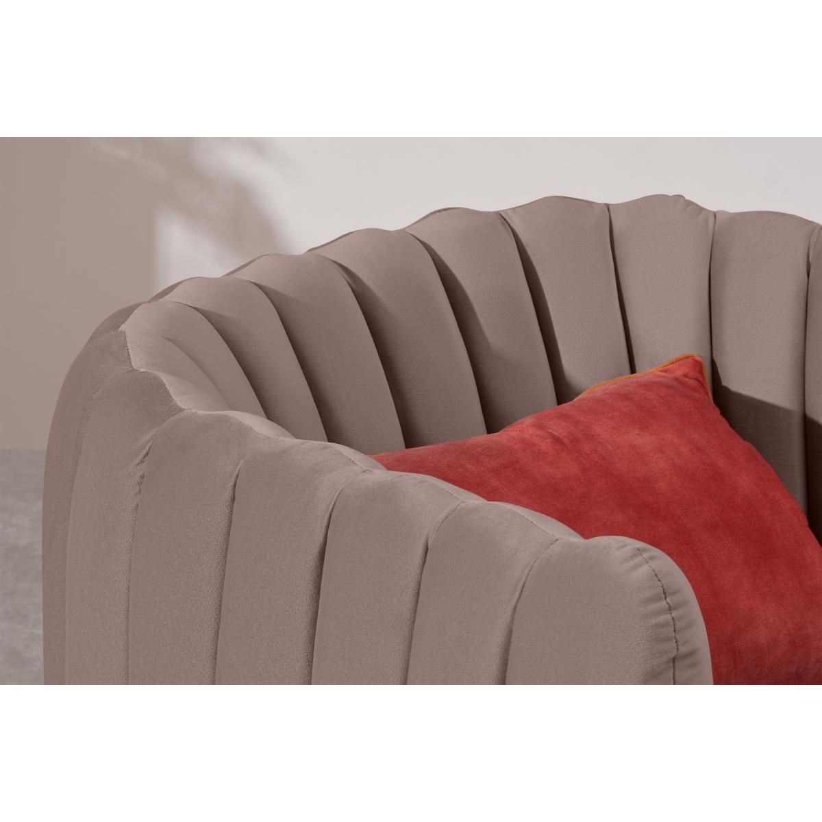 Helma Accent Armchair, Sakura Pink Velvet – image 6