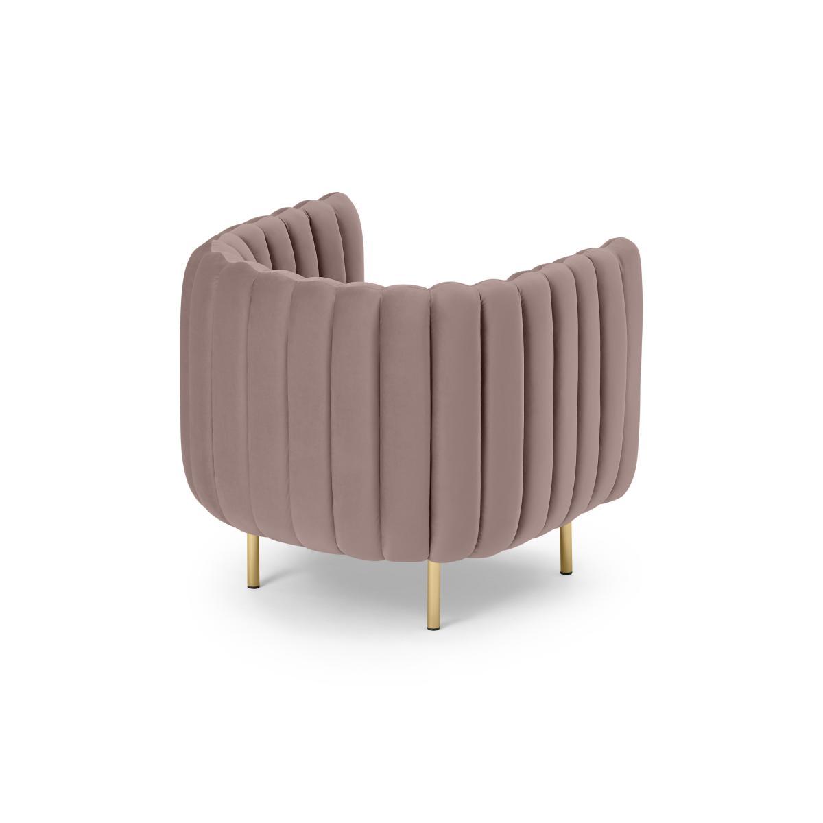 Helma Accent Armchair, Sakura Pink Velvet – image 7