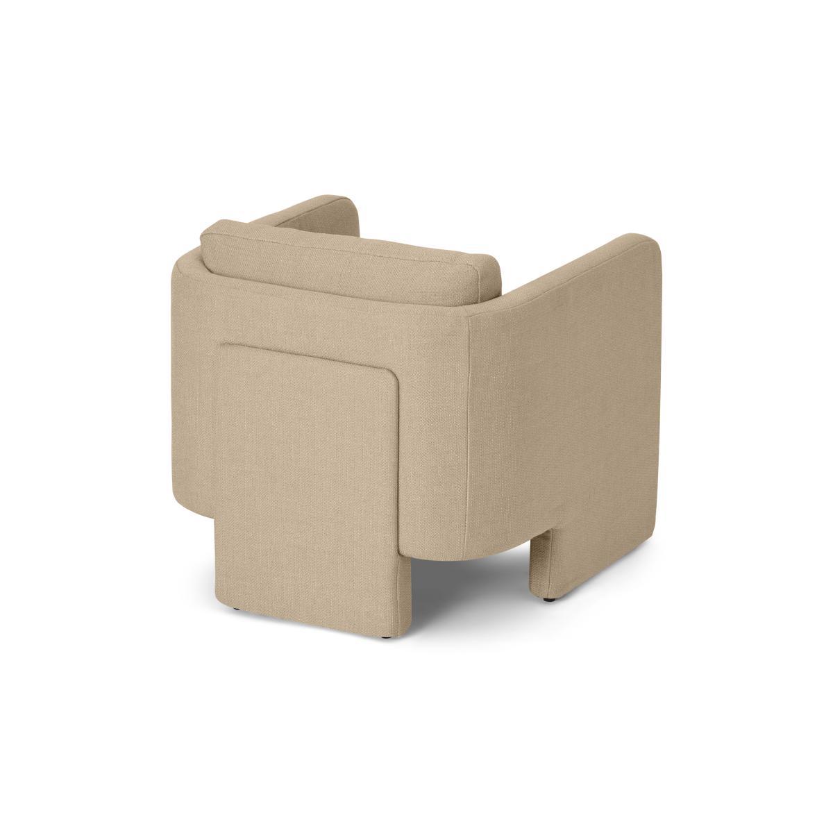 Myra Accent Armchair, Soft Beige Weave – image 6