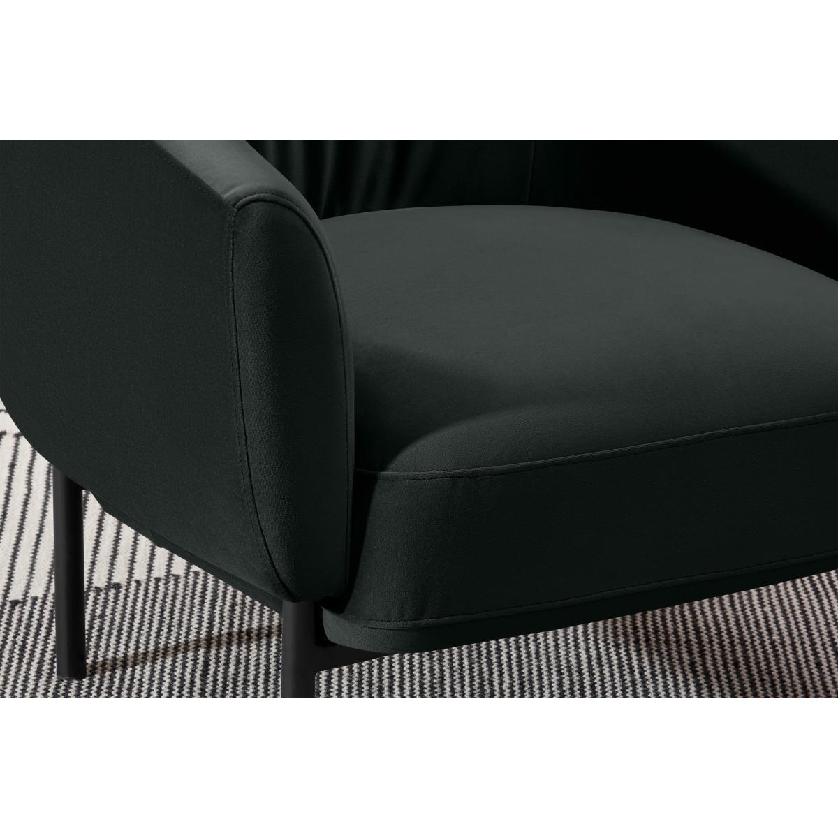 Melrose Accent Armchair, Dark Anthracite Velvet – image 5