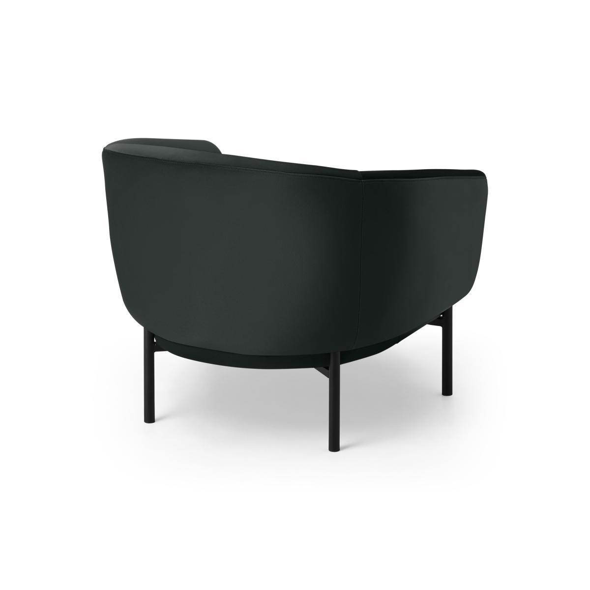 Melrose Accent Armchair, Dark Anthracite Velvet – image 6