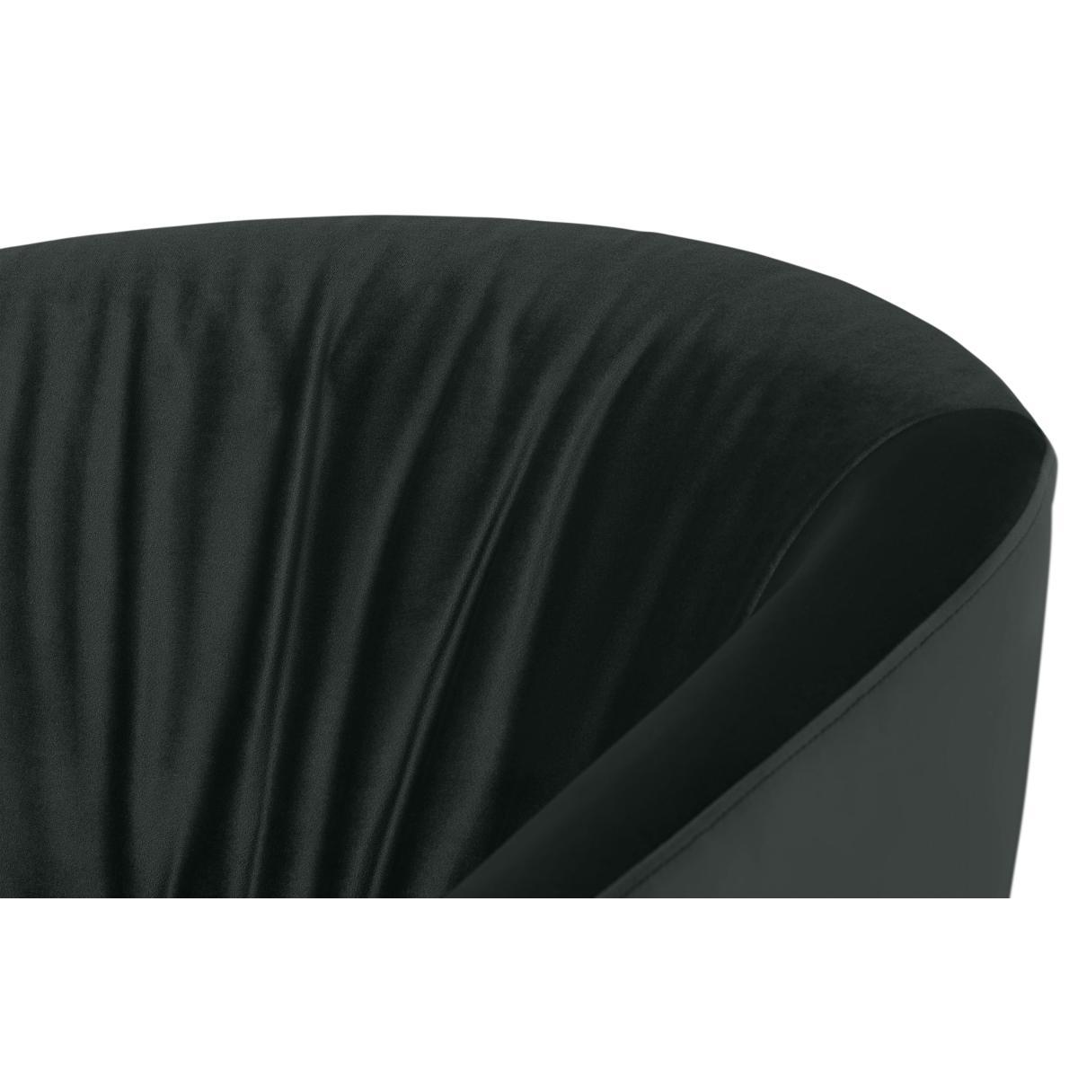 Melrose Accent Armchair, Dark Anthracite Velvet – image 7