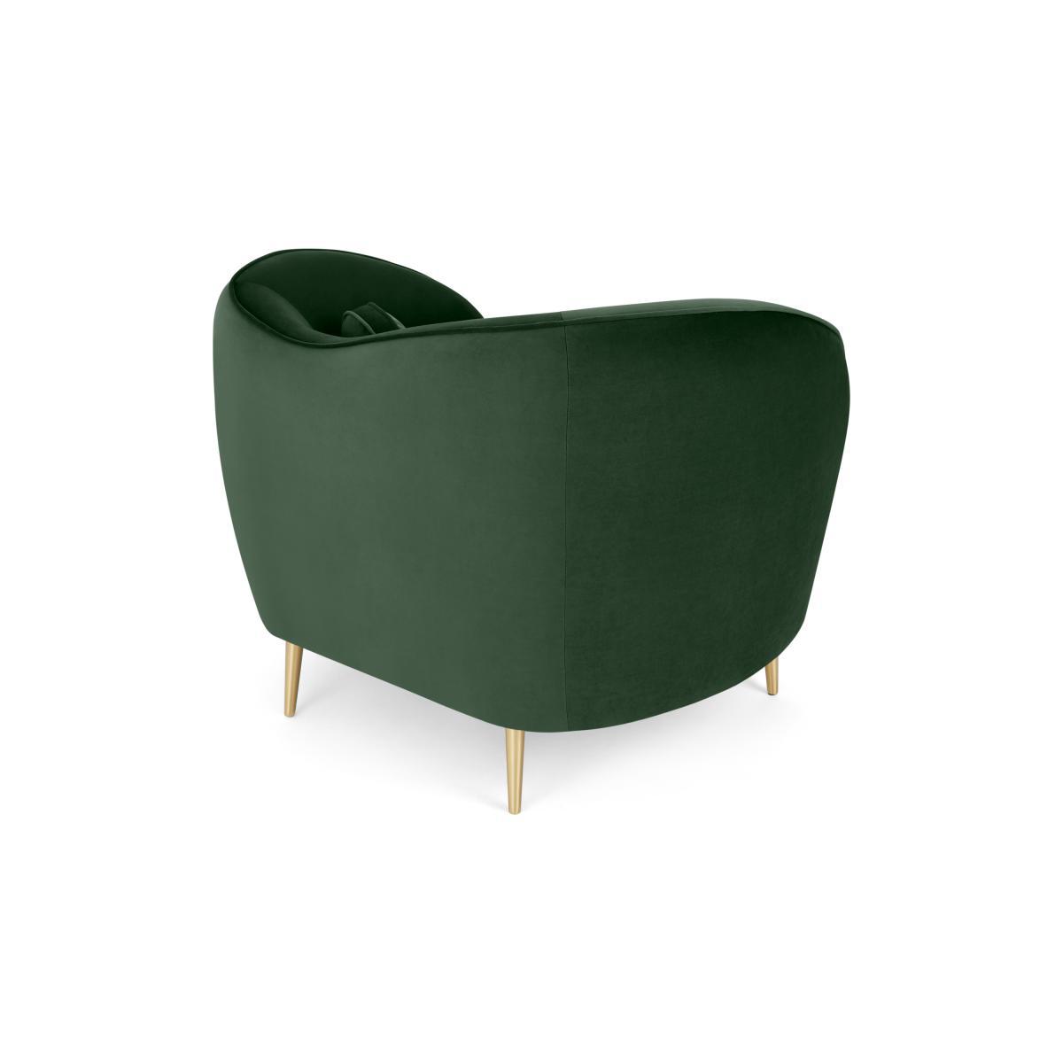 Kooper Accent Armchair, Moss Green Velvet – image 6