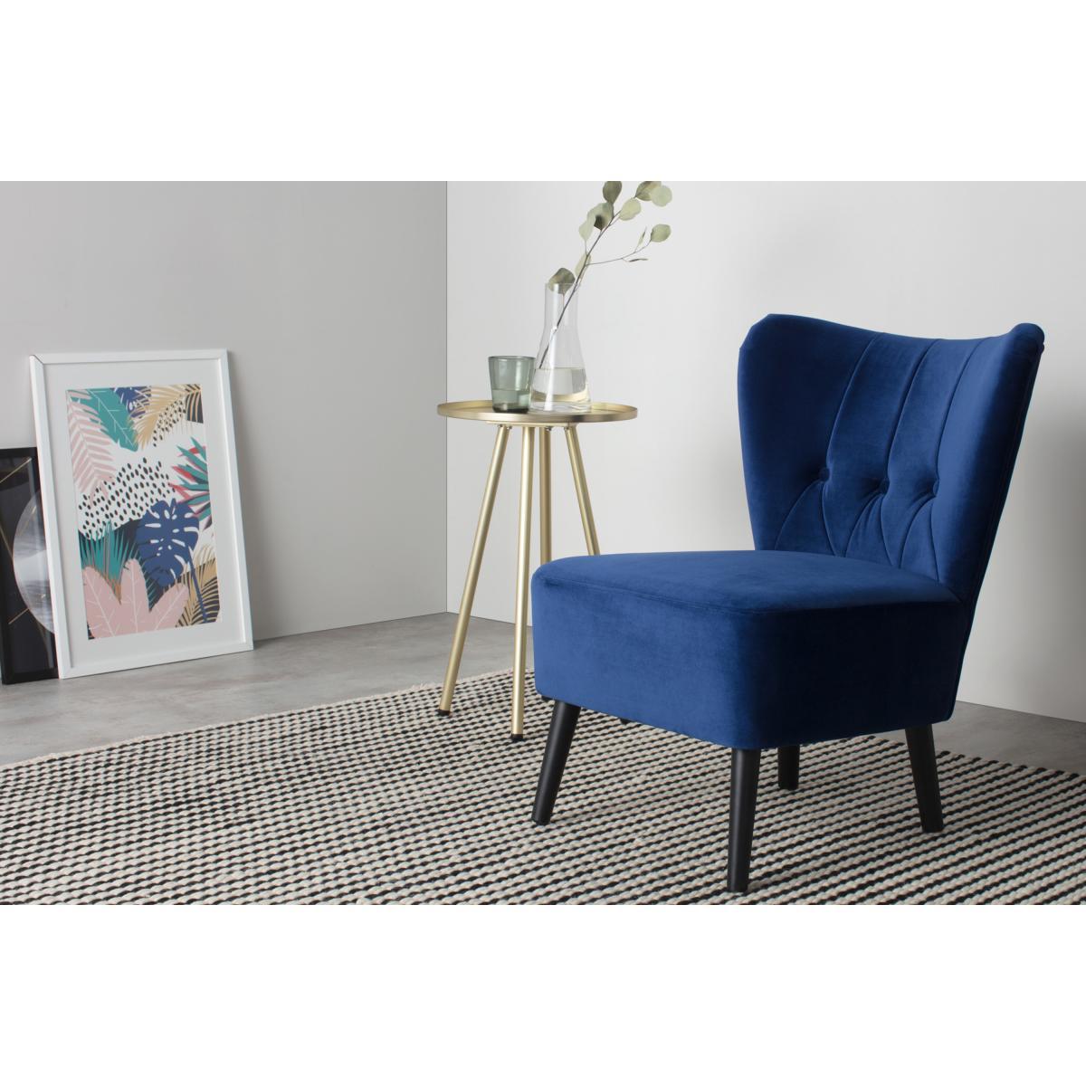 Charley Accent Armchair, Catalina Blue Velvet  – image 4