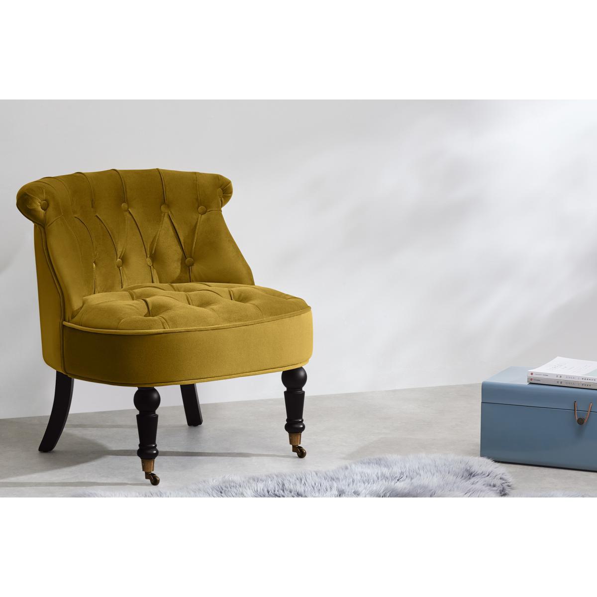 Bouji Accent Chair, Antique Velvet – image 4