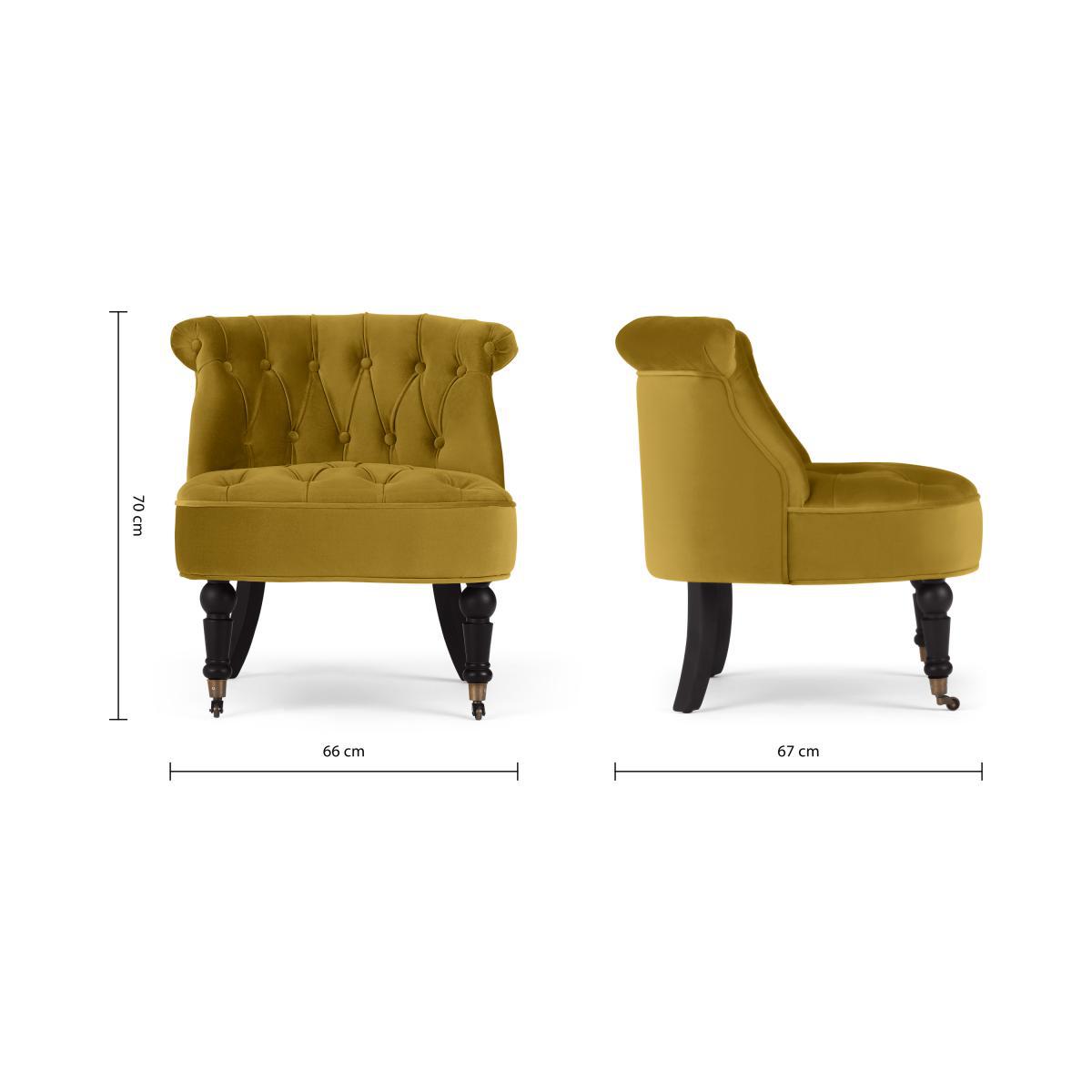 Bouji Accent Chair, Antique Velvet – image 9