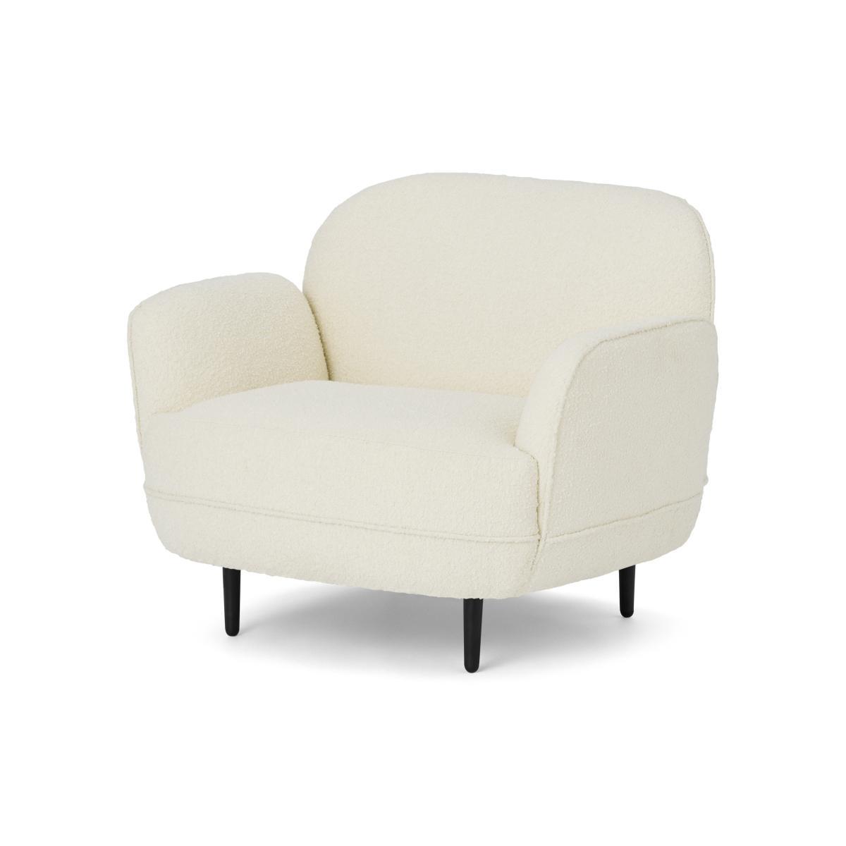 Cameo Accent Armchair, Whitewash Boucle – image 2