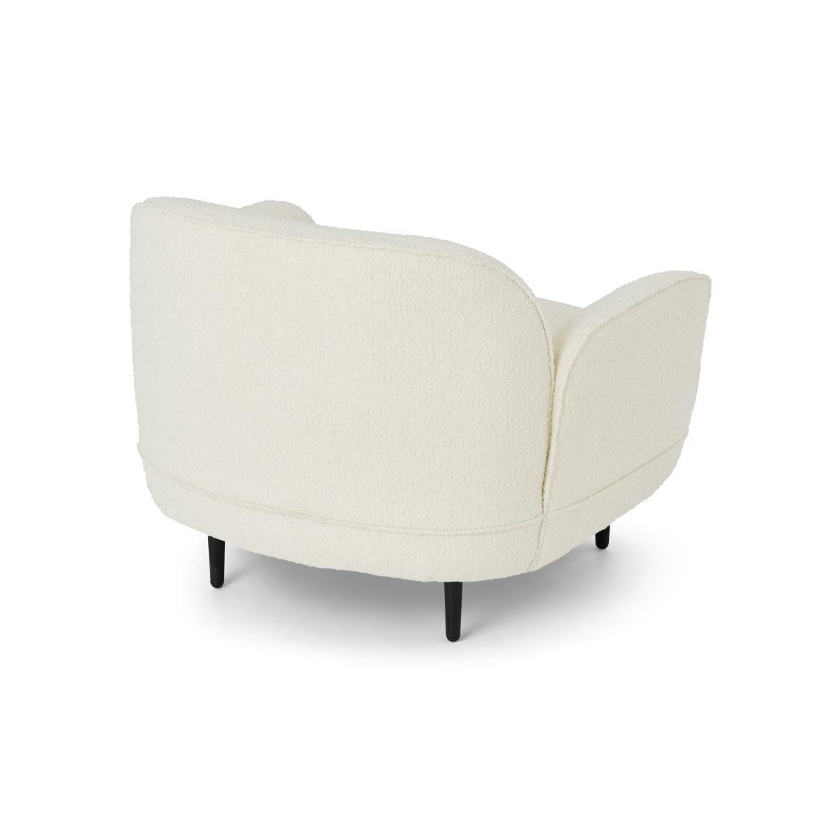Cameo Accent Armchair, Whitewash Boucle – image 5