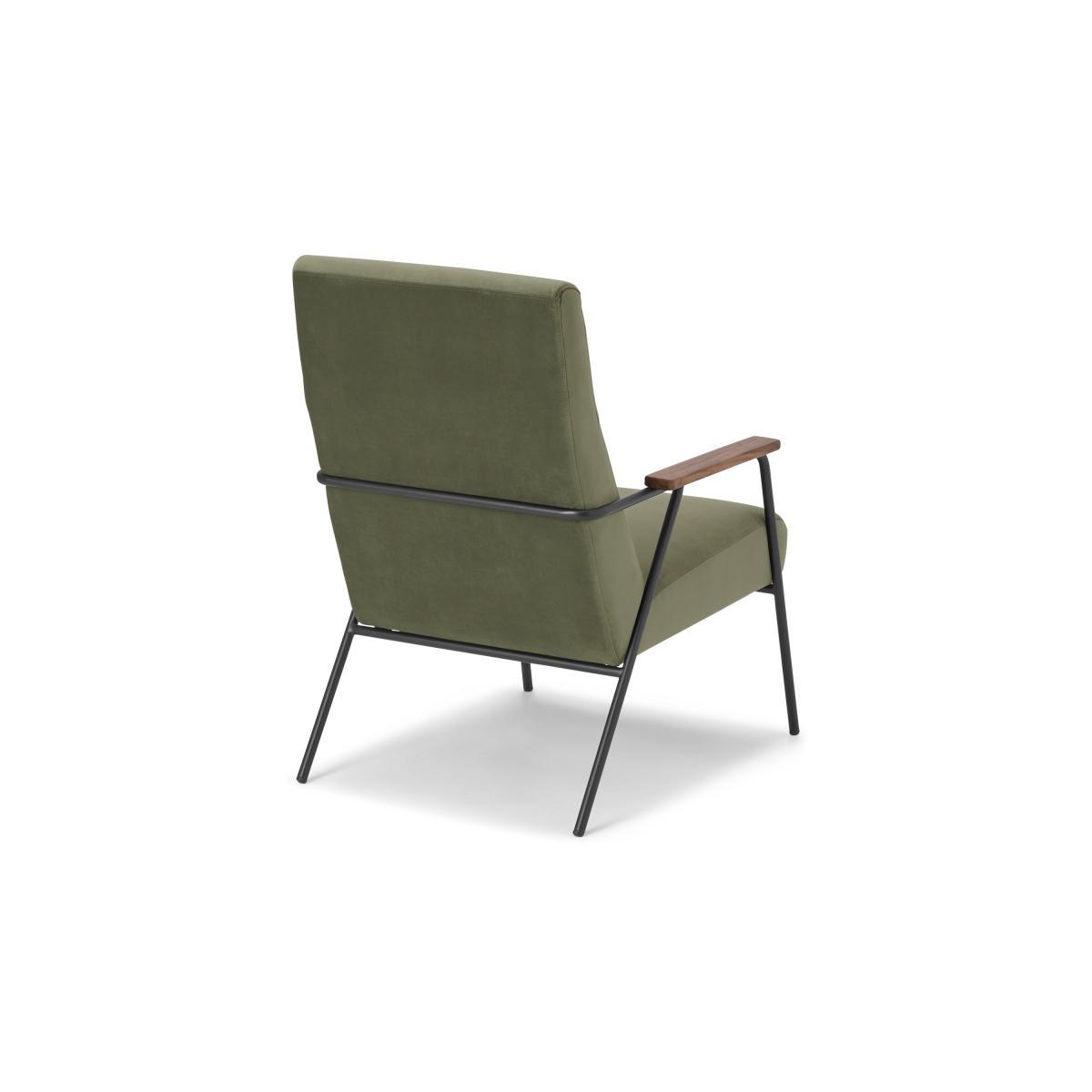 Merle Accent Armchair, Sycamore Green Velvet – image 6