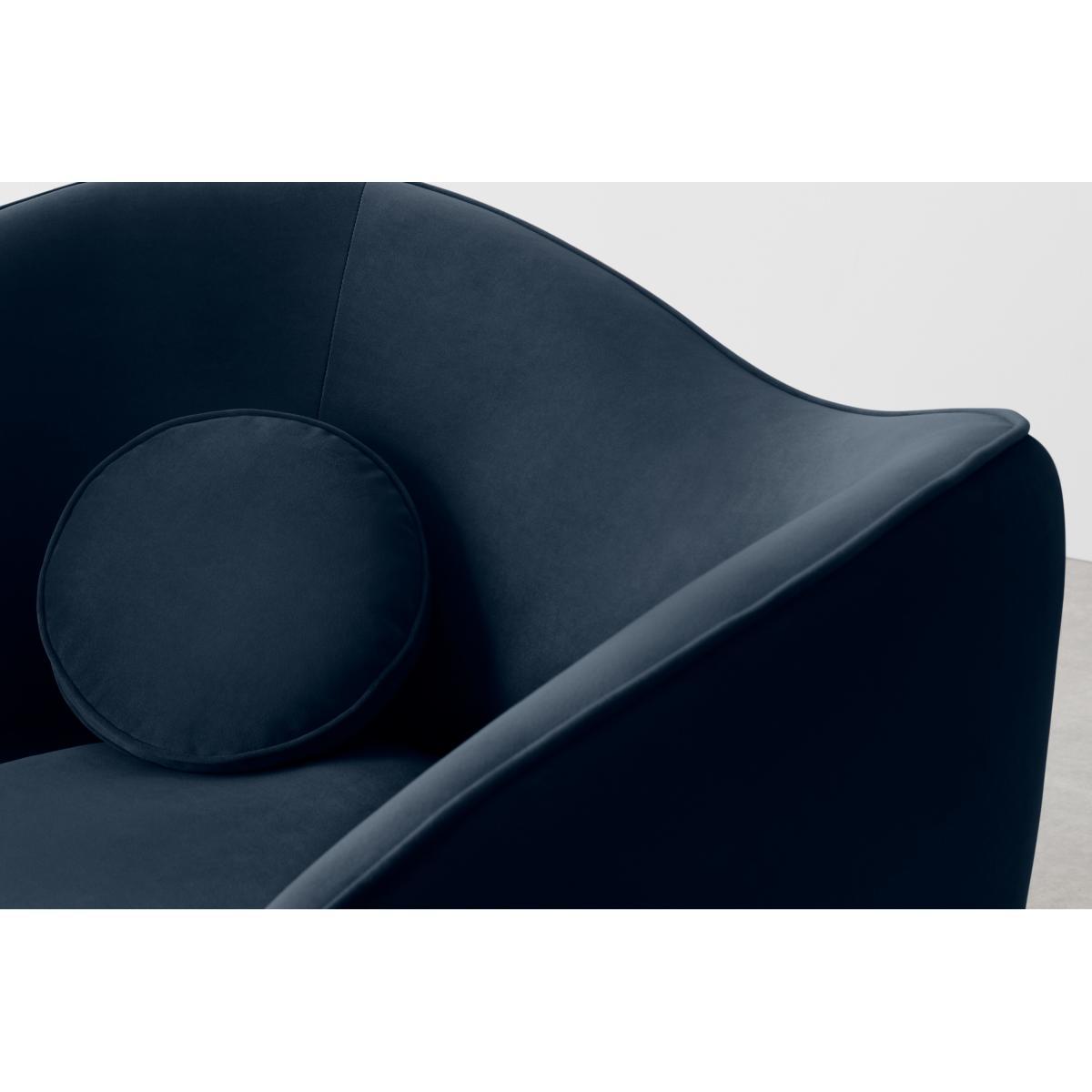 Kooper Accent Armchair, Ocean Blue Velvet – image 7