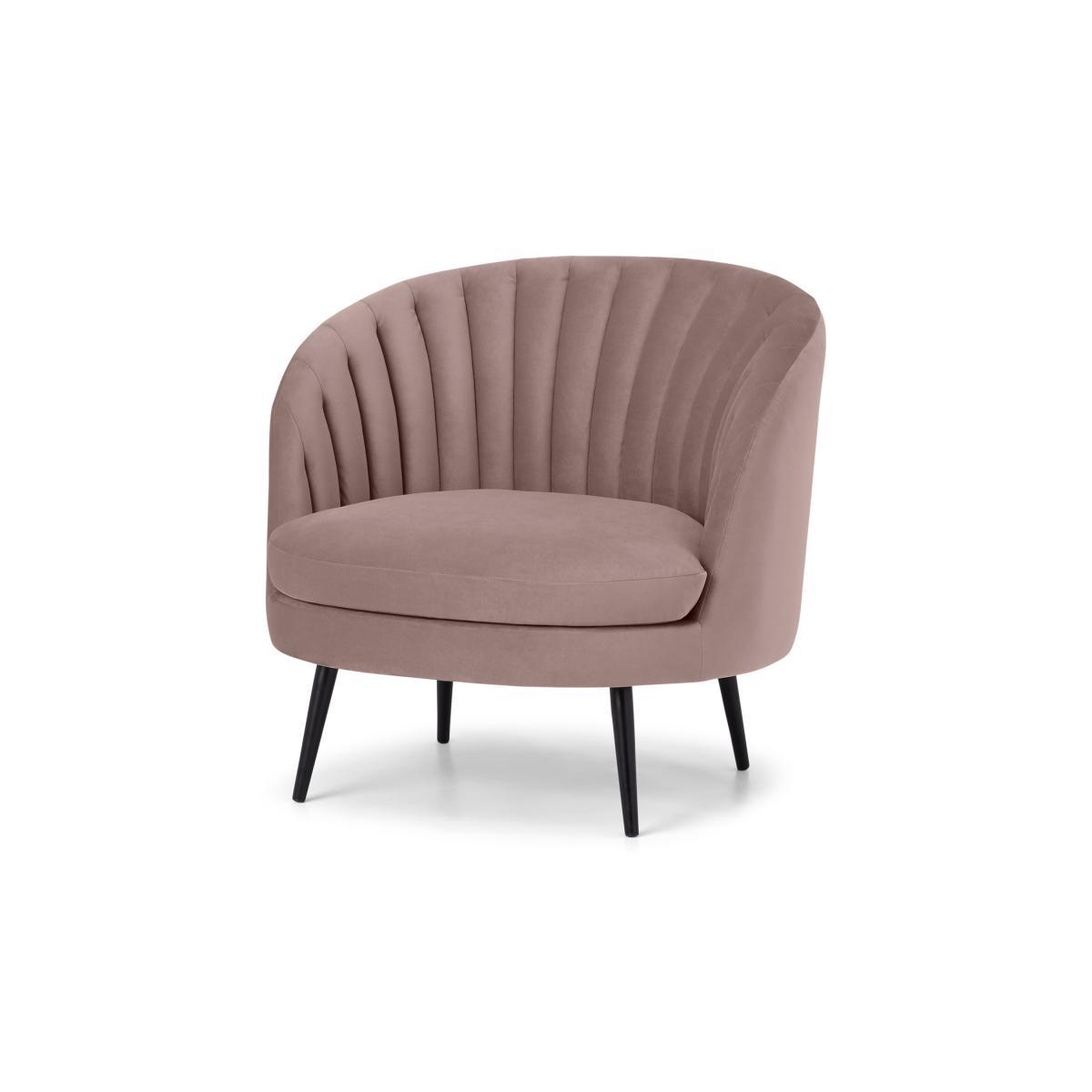 Sylvie Accent Armchair, Pearl Pink Velvet – image 3