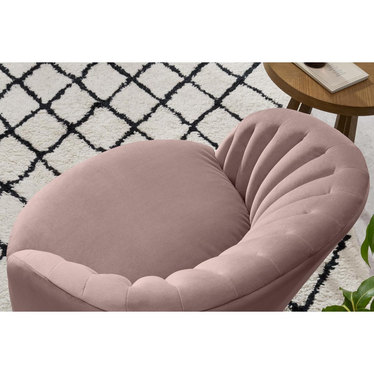 Sylvie Accent Armchair, Pearl Pink Velvet – image 5